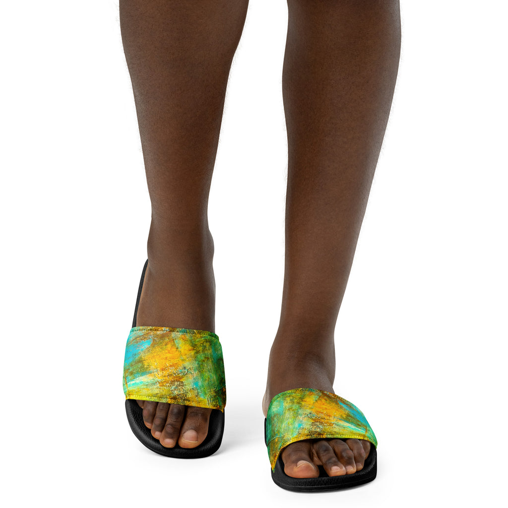 Womyn's Slides- Bright Earth Flow