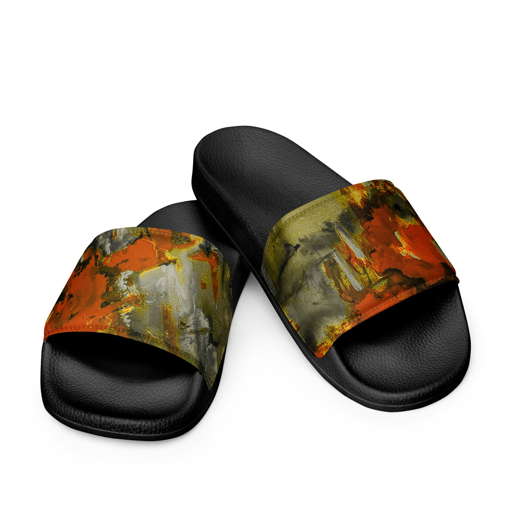 Womyn's Slides- Mismatch Orange