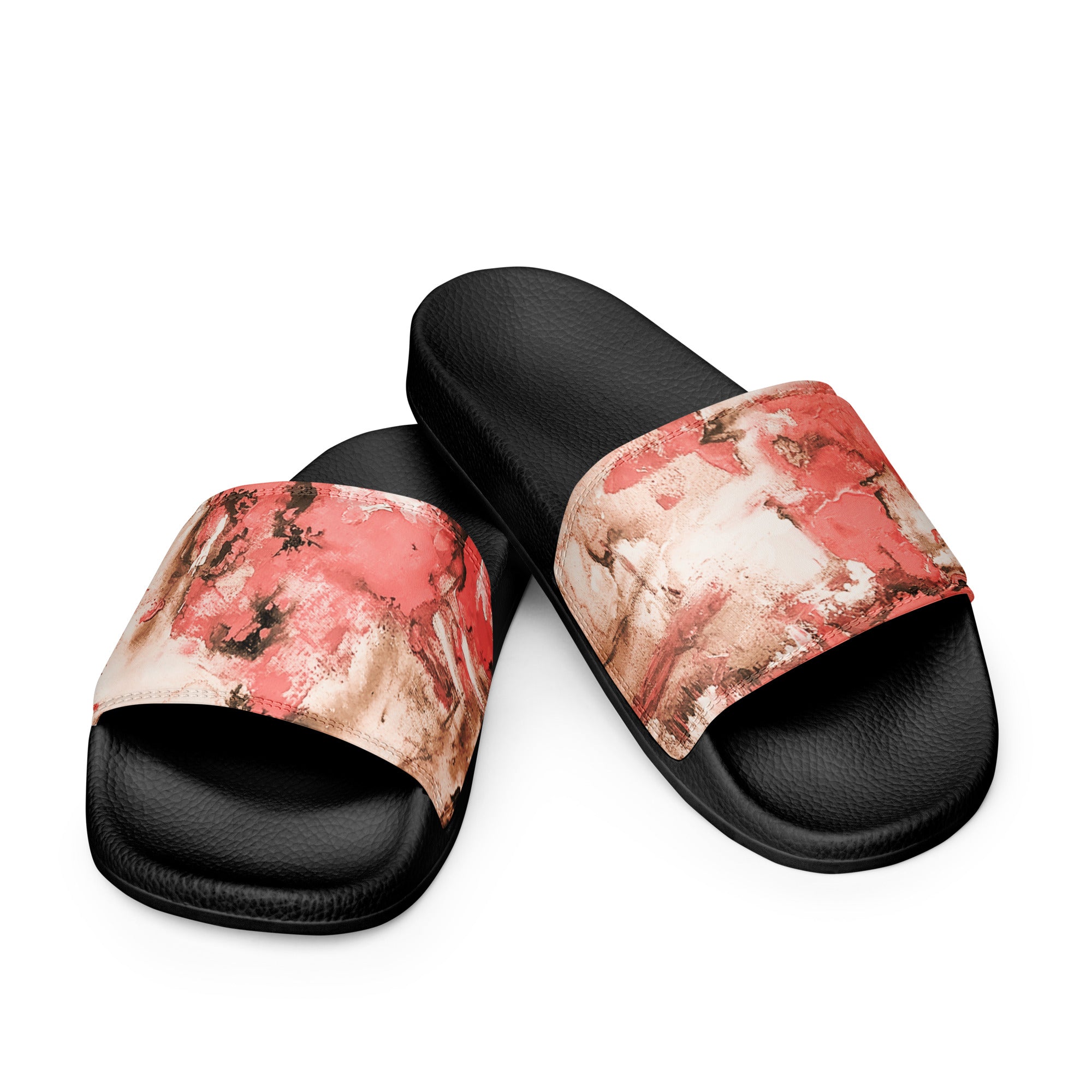 Womyn's Slides- Mismatch Peach