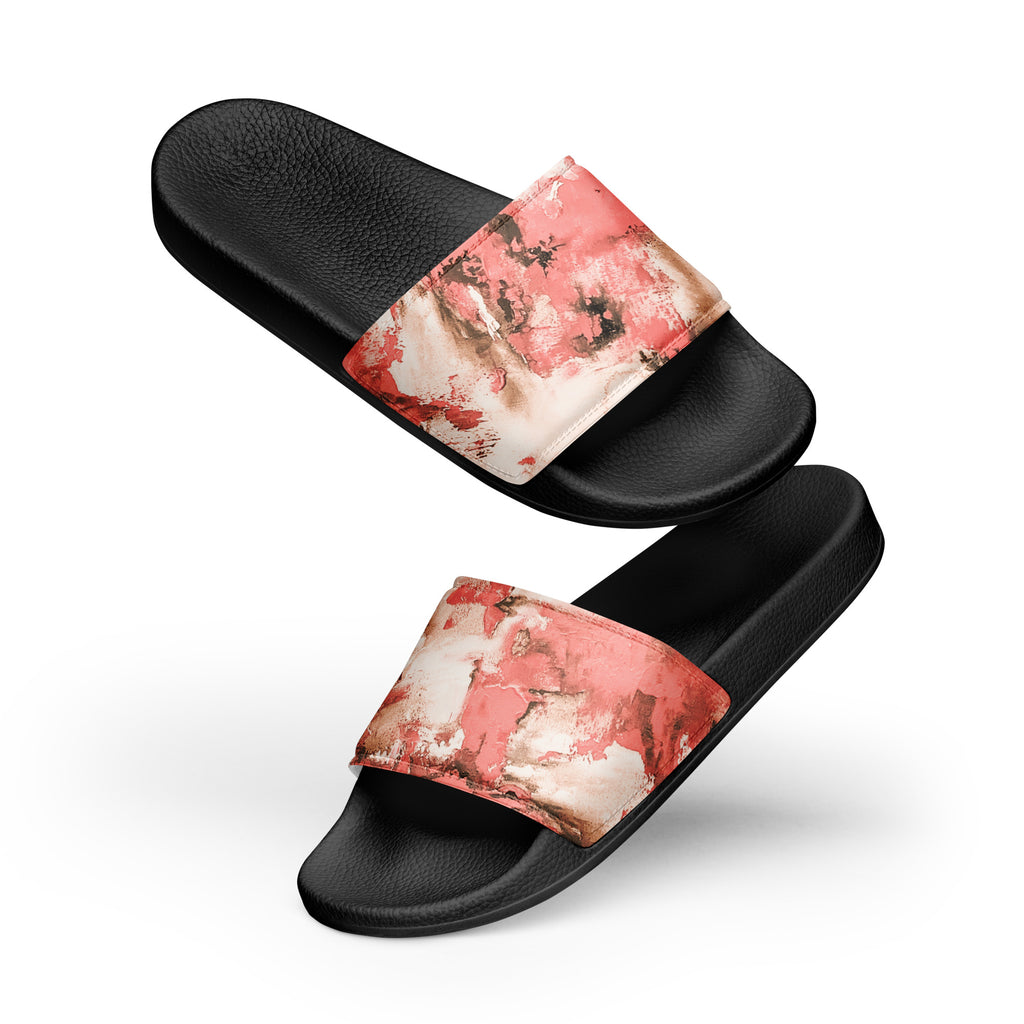 Womyn's Slides- Mismatch Peach
