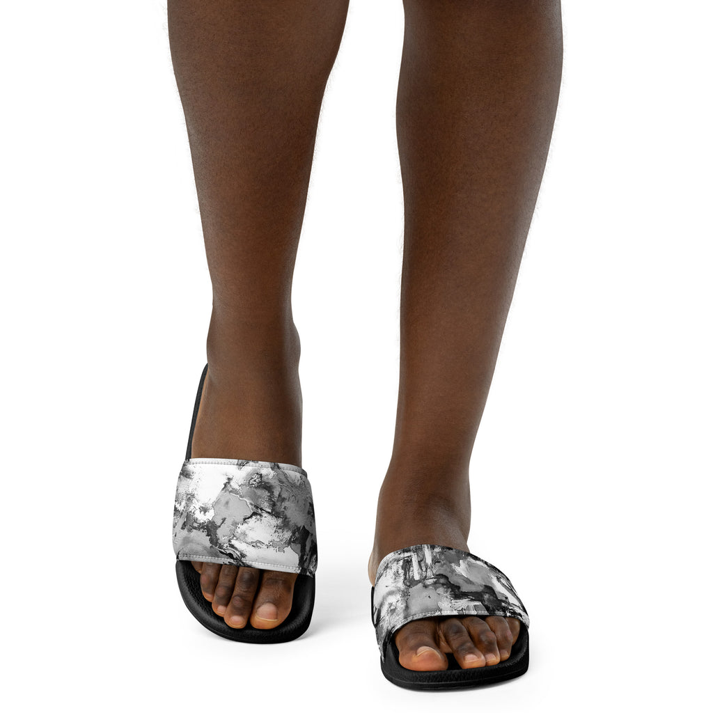 Womyn's Slides- Mismatch Grey