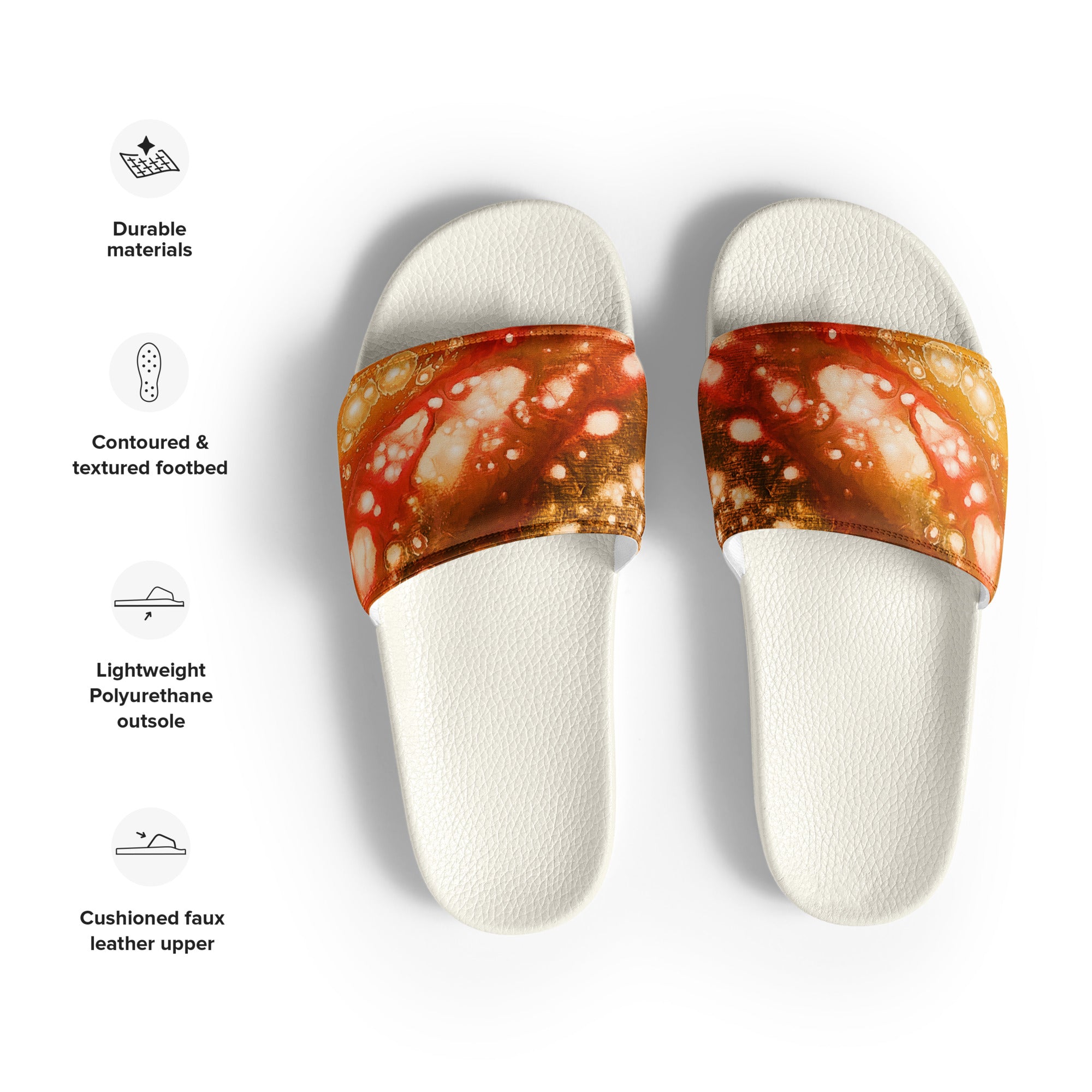 Womyn's Slides- Galaxy Golden