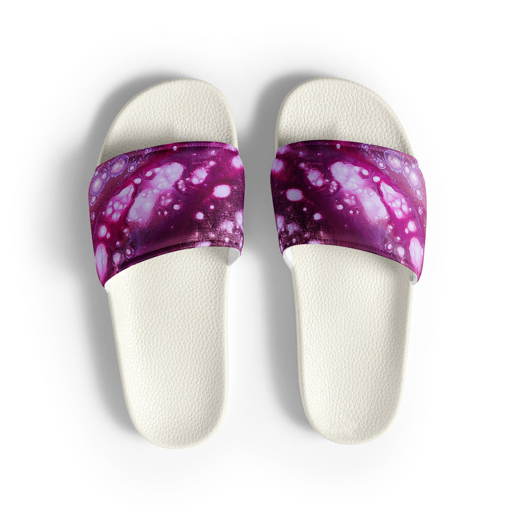 Womyn's Slides- Galaxy Fuchsia