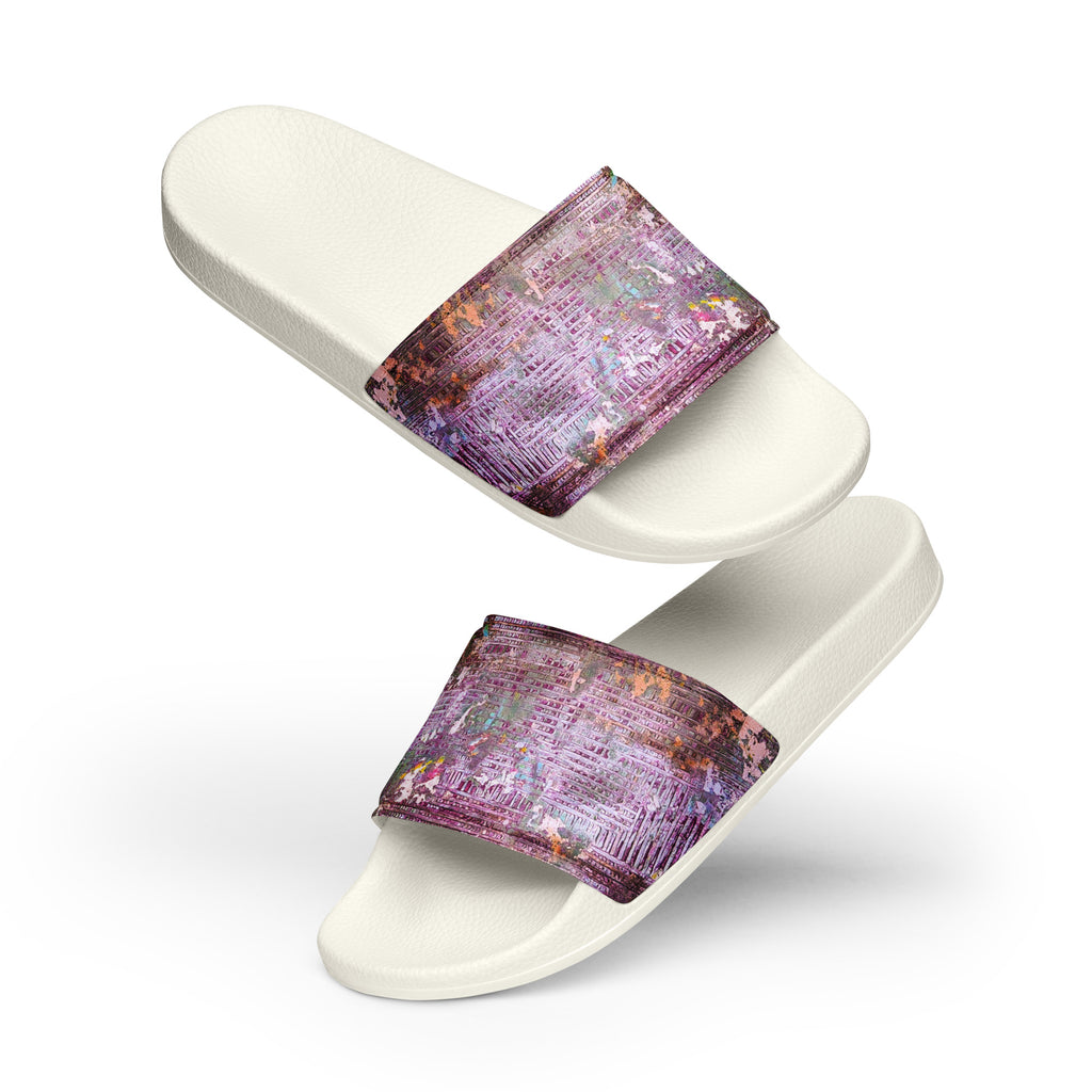 Womyn's Slides- Weave Berry