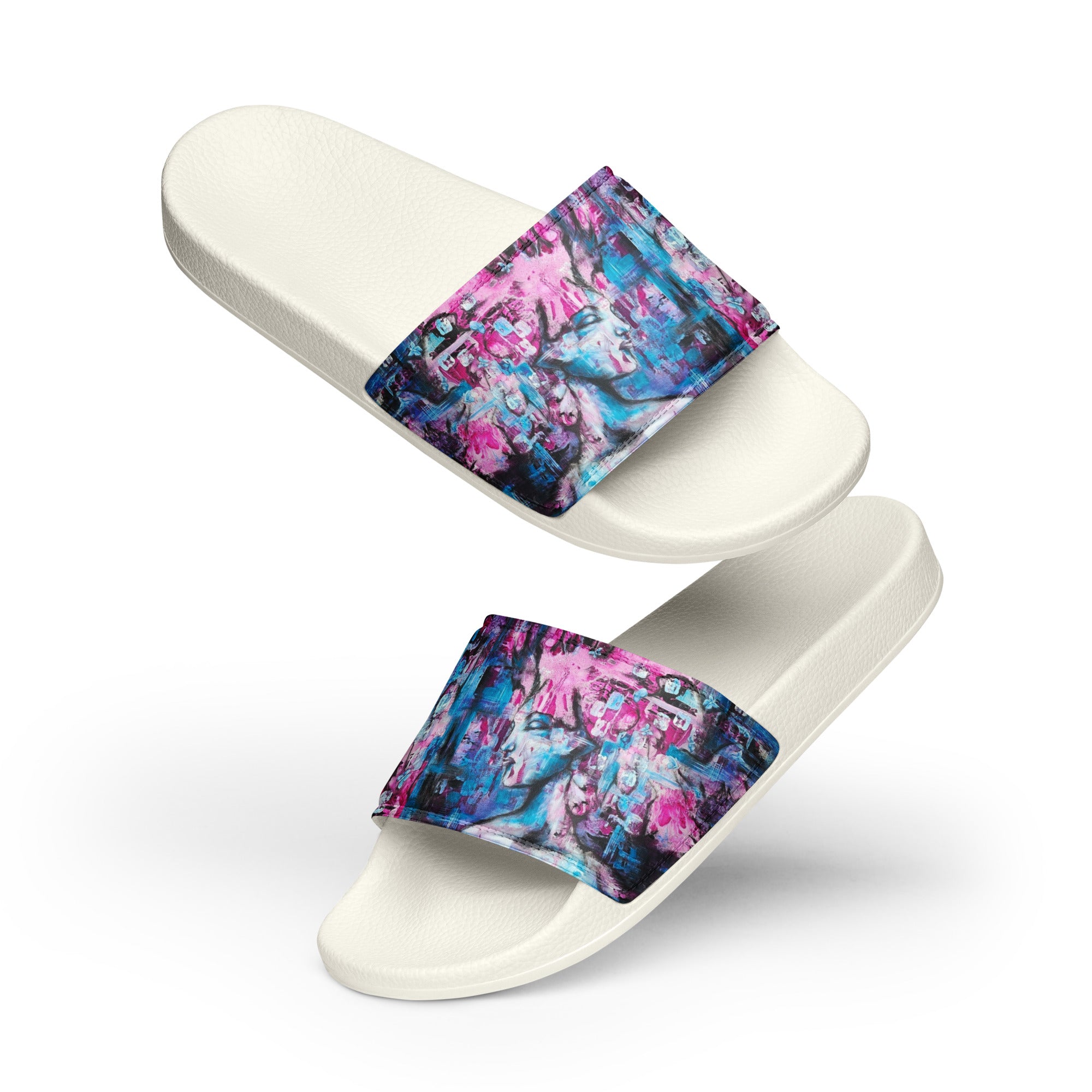 Womyn's slides- Pink Lady