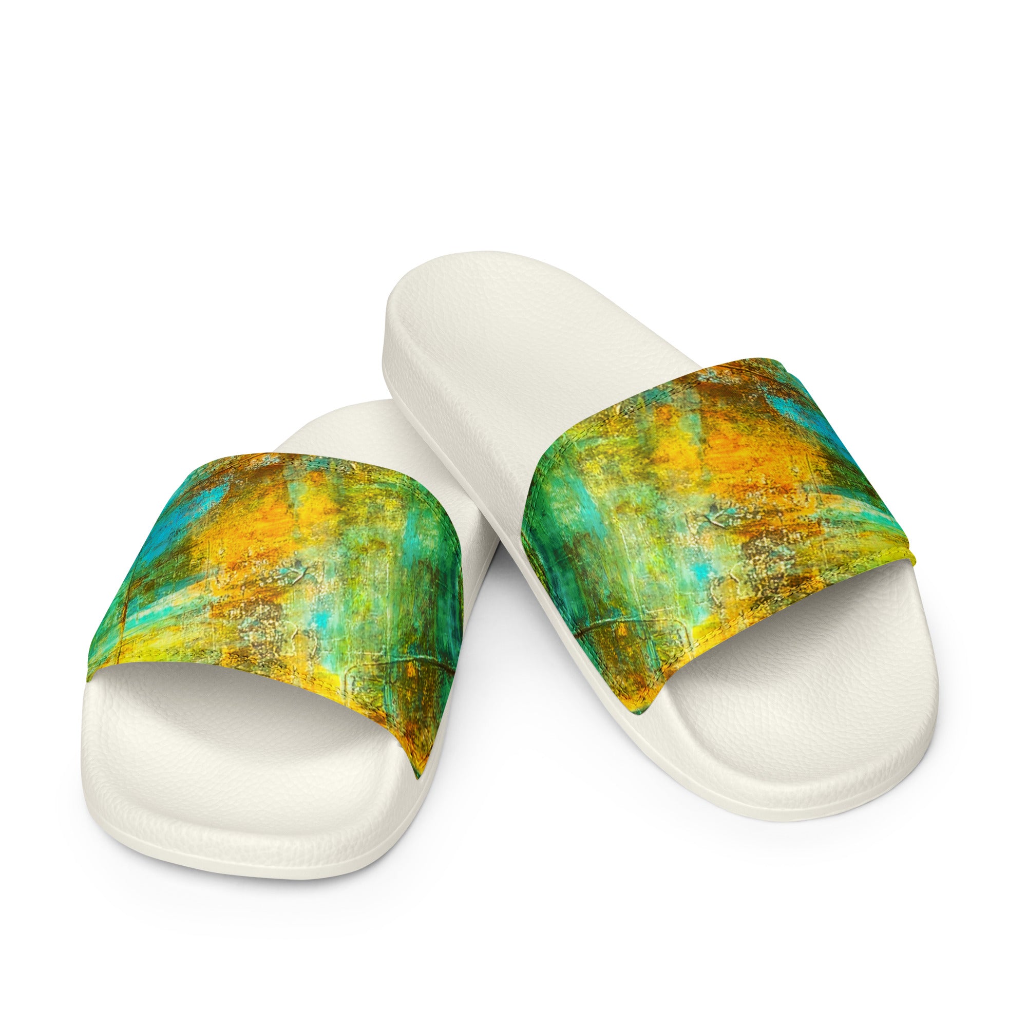 Womyn's Slides- Bright Earth Flow