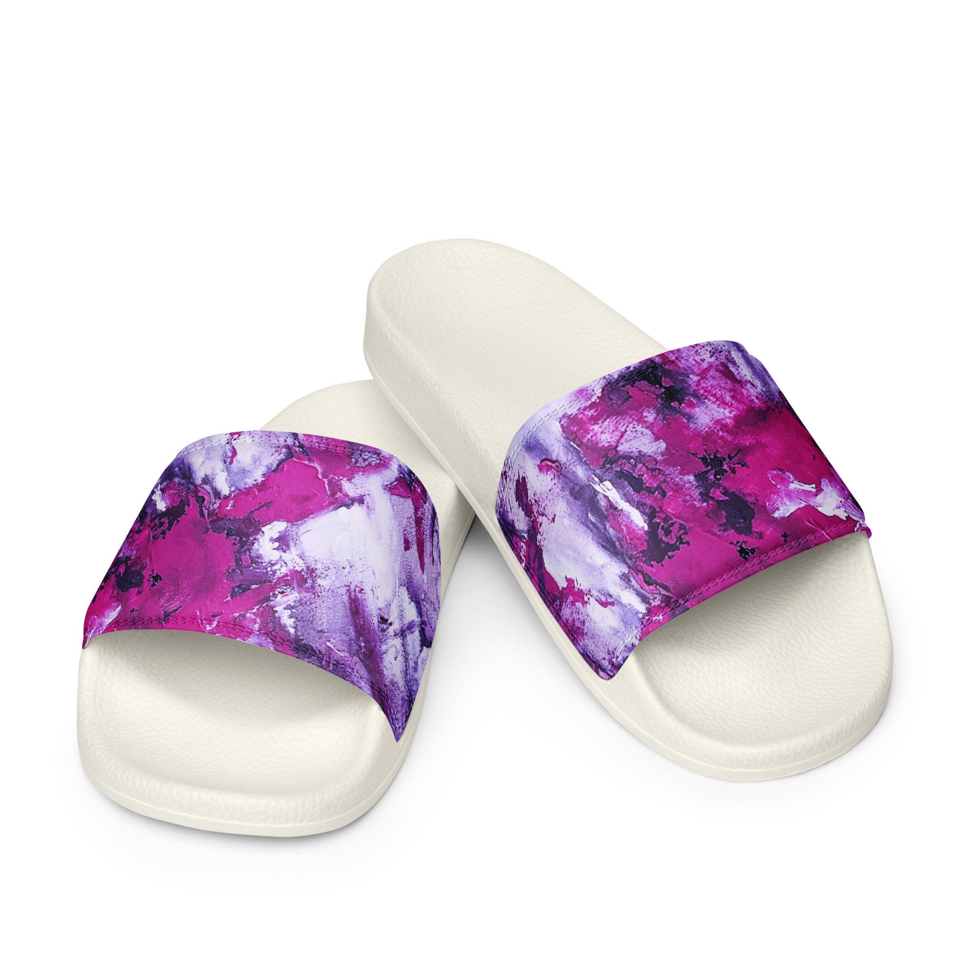 Womyn's Slides- Mismatch Pink