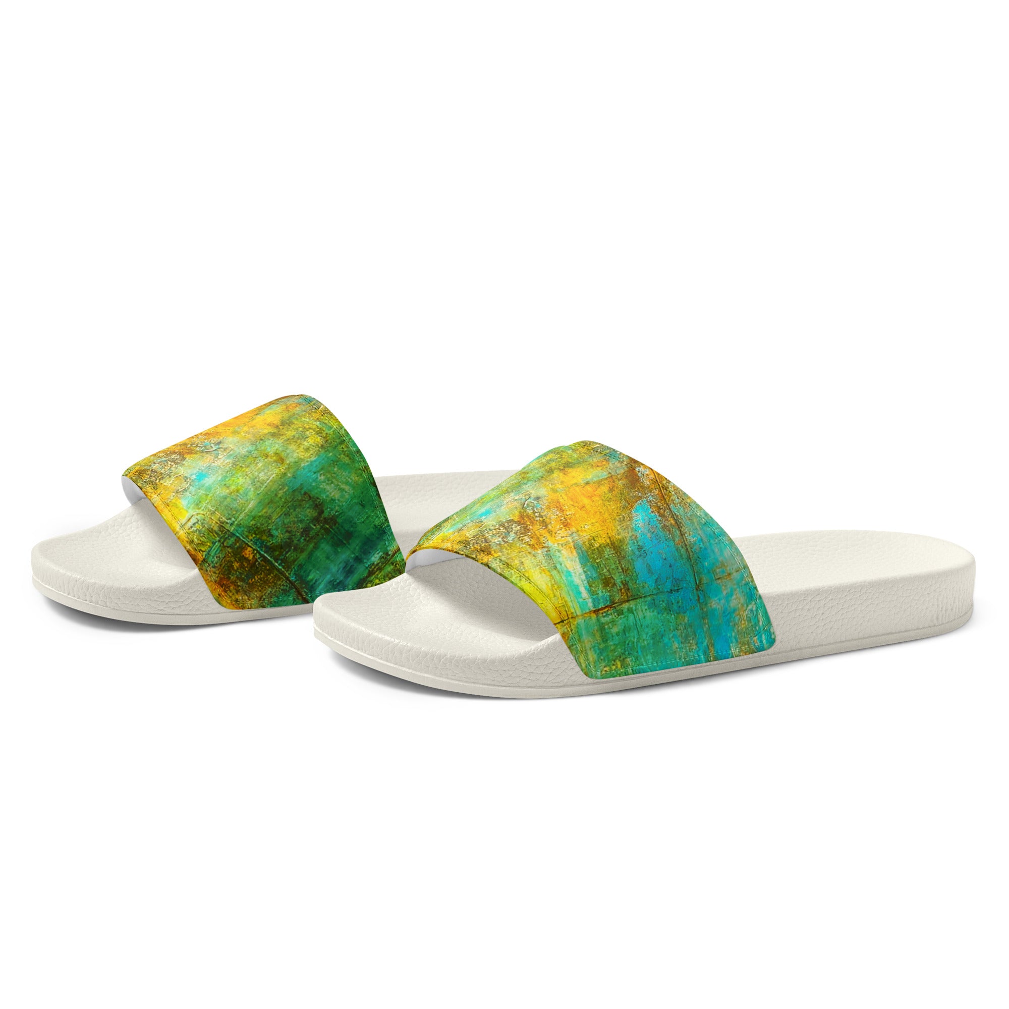 Womyn's Slides- Bright Earth Flow