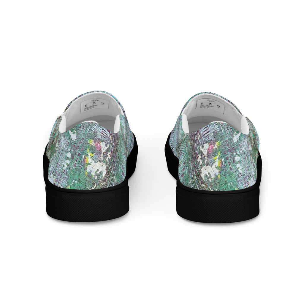 Womyn's Slip On- Weave Green
