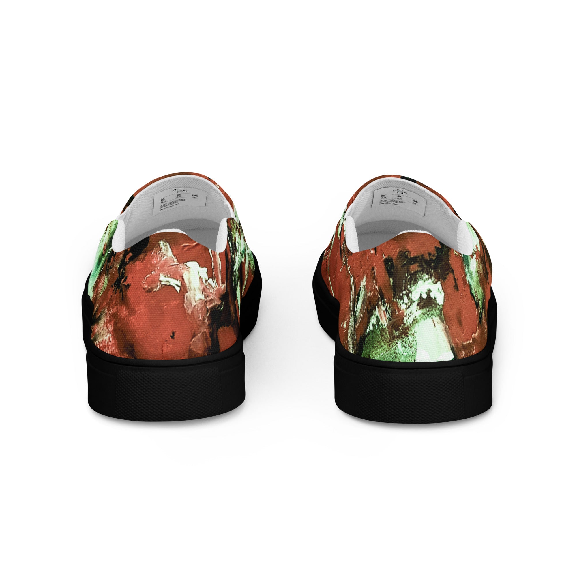 Womyn's Slip On- Mismatch Green