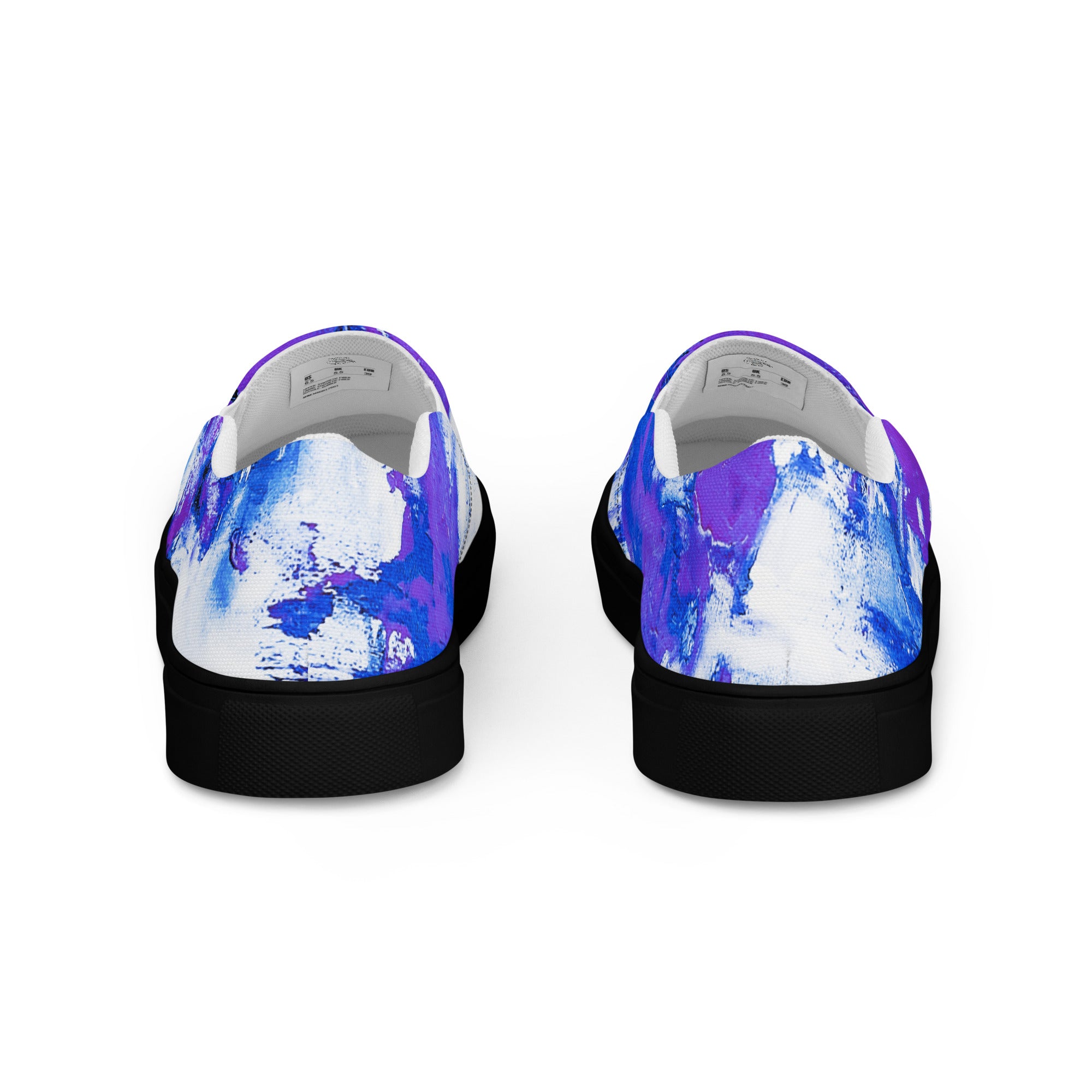 Womyn's Slip On- Mismatch Purple
