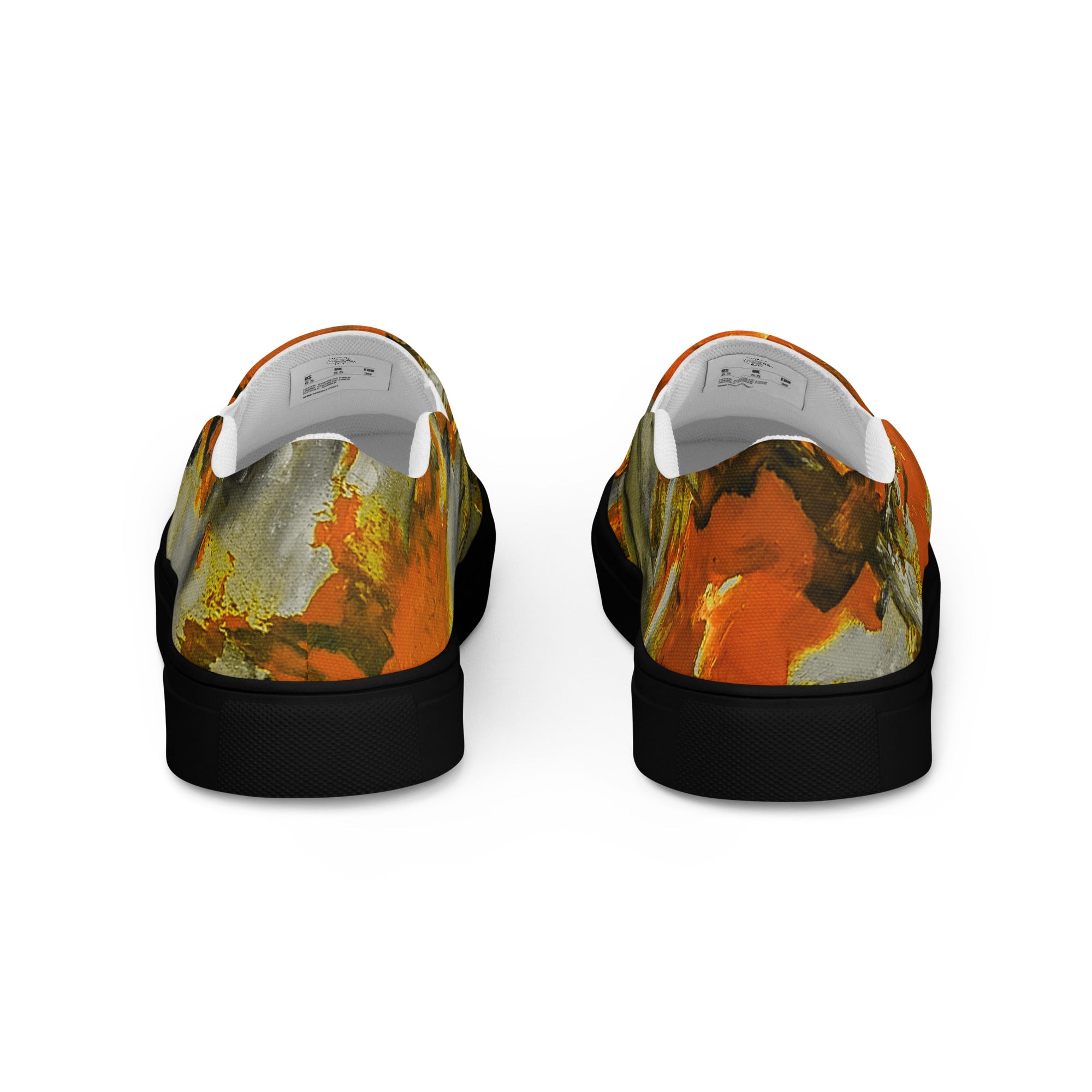 Womyn's Slip On- Mismatch Orange