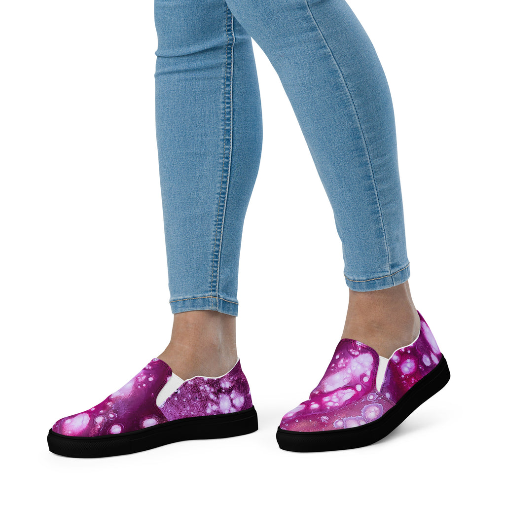 Womyn's Slip On- Galaxy Fuchsia