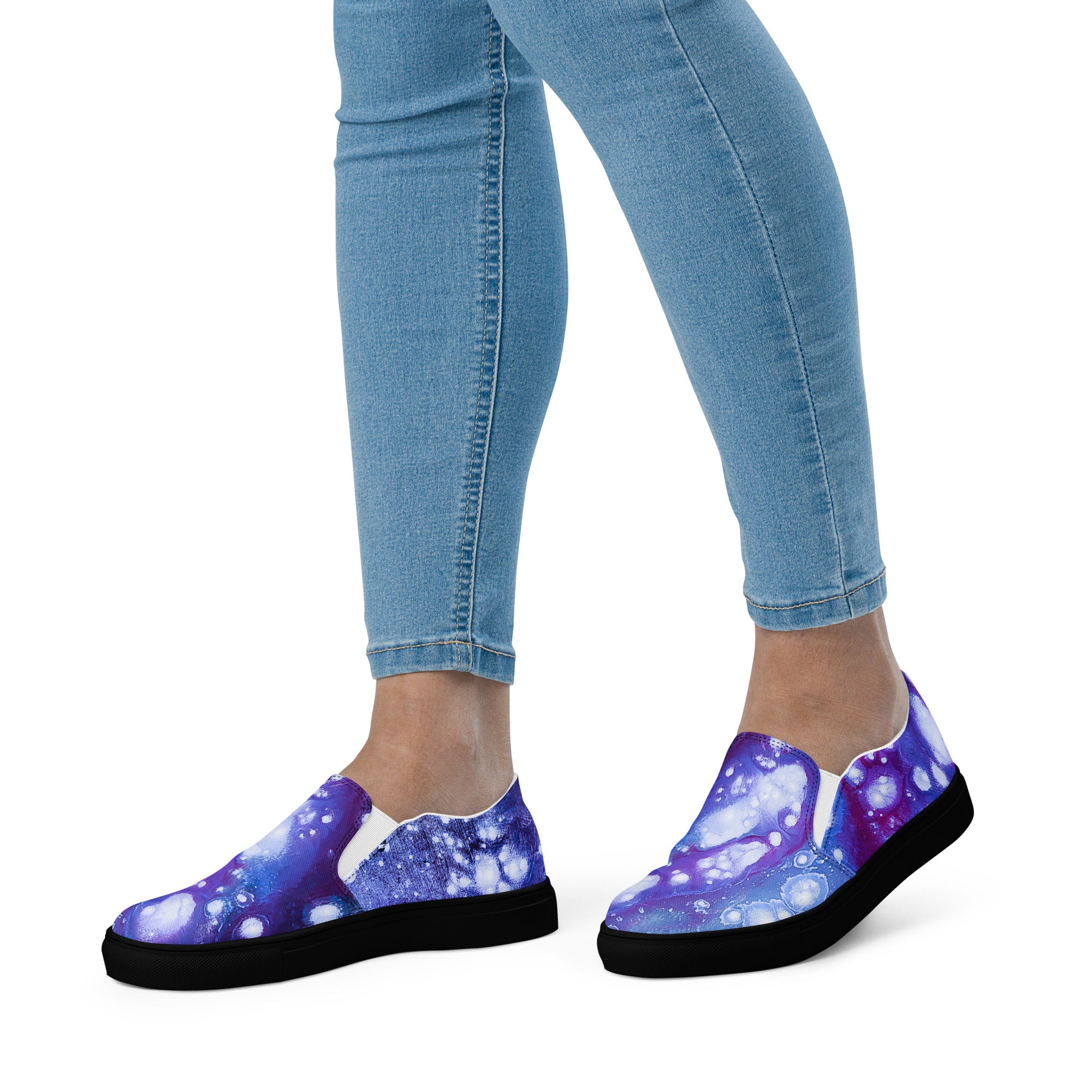 Womyn's Slip On- Galaxy Purple