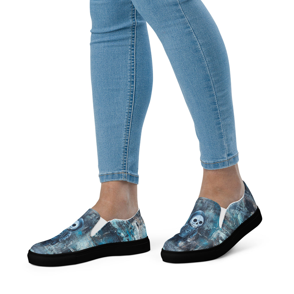 Womyn's Slip On- Skull Boy