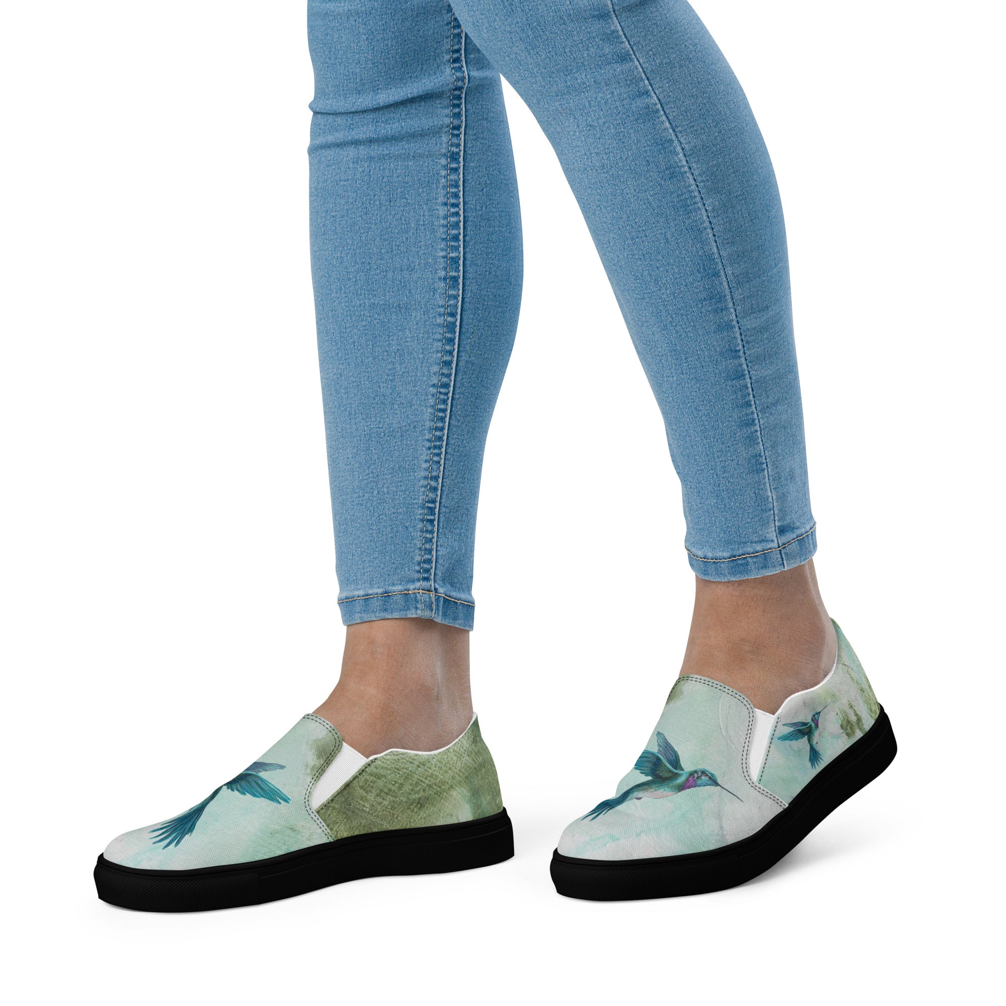 Womyn's Slip On- Hummingbird