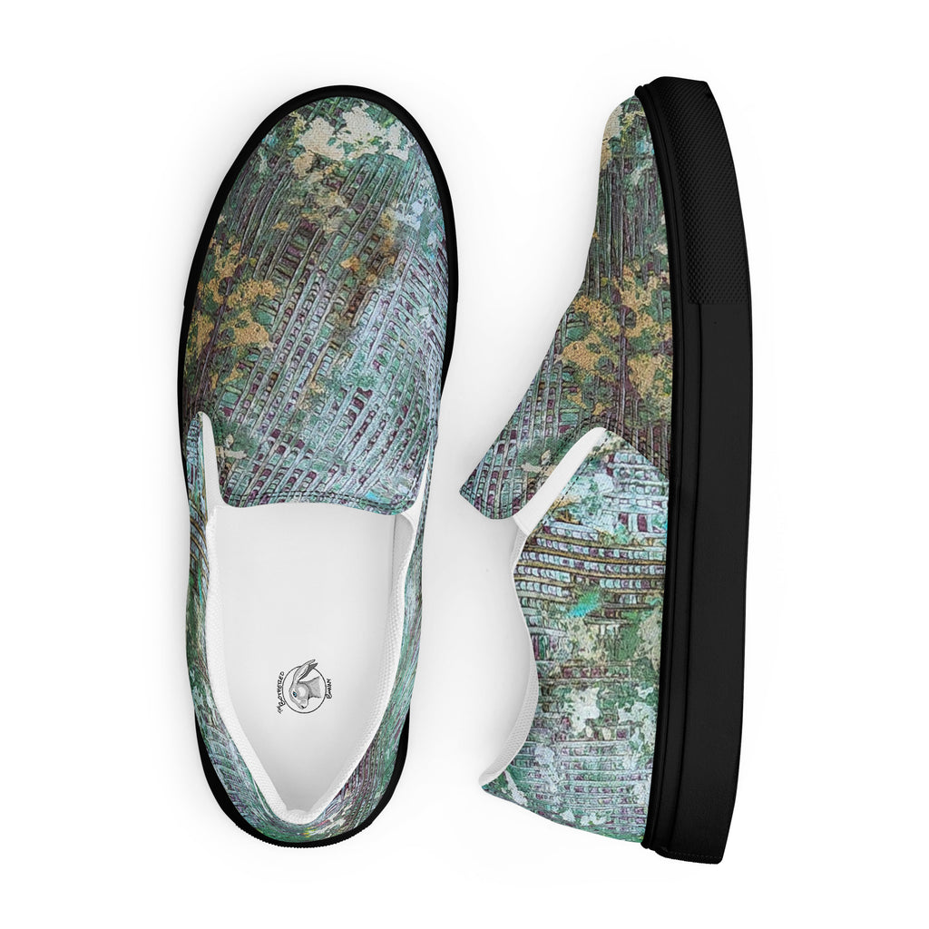 Womyn's Slip On- Weave Green