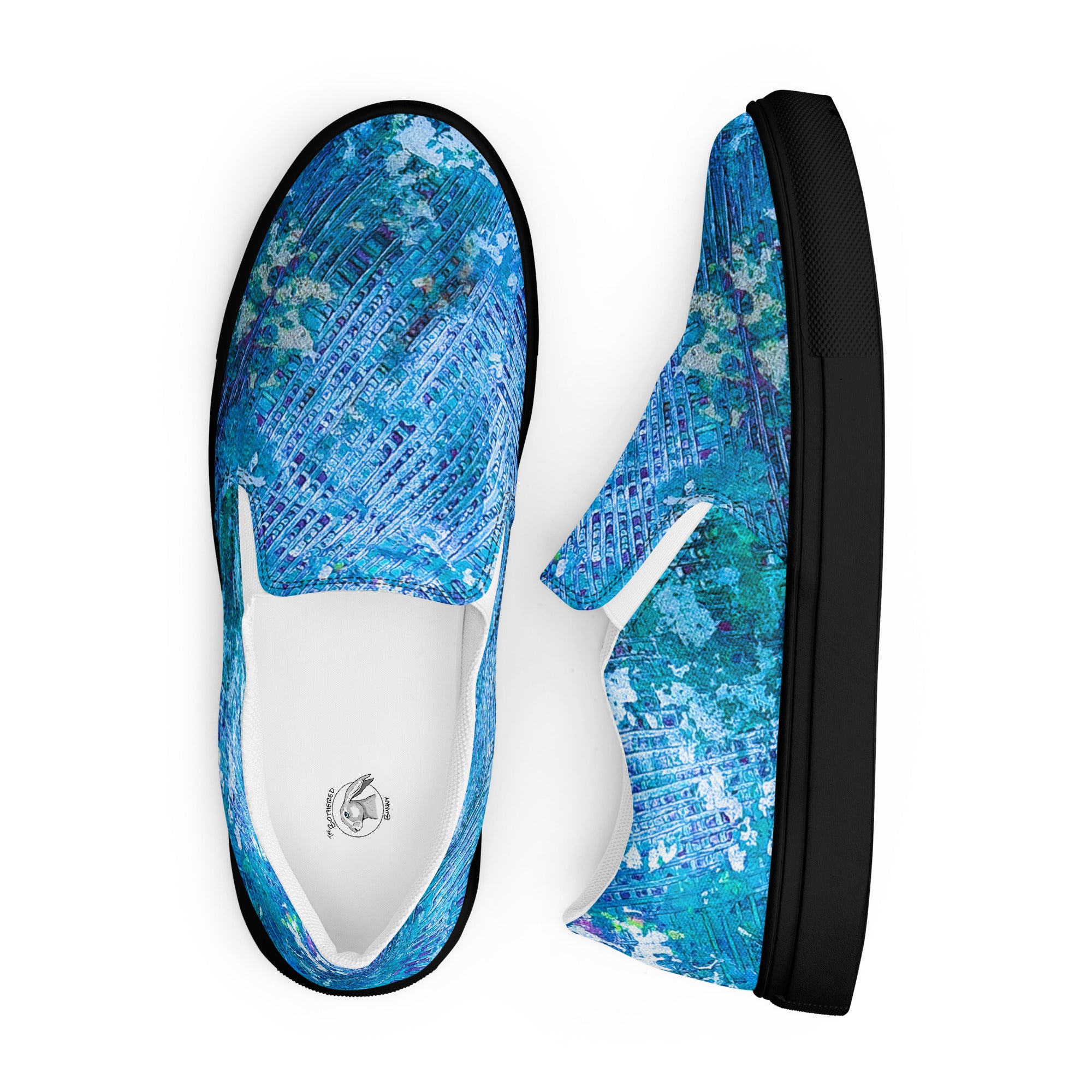 Womyn's Slip On- Weave Blue