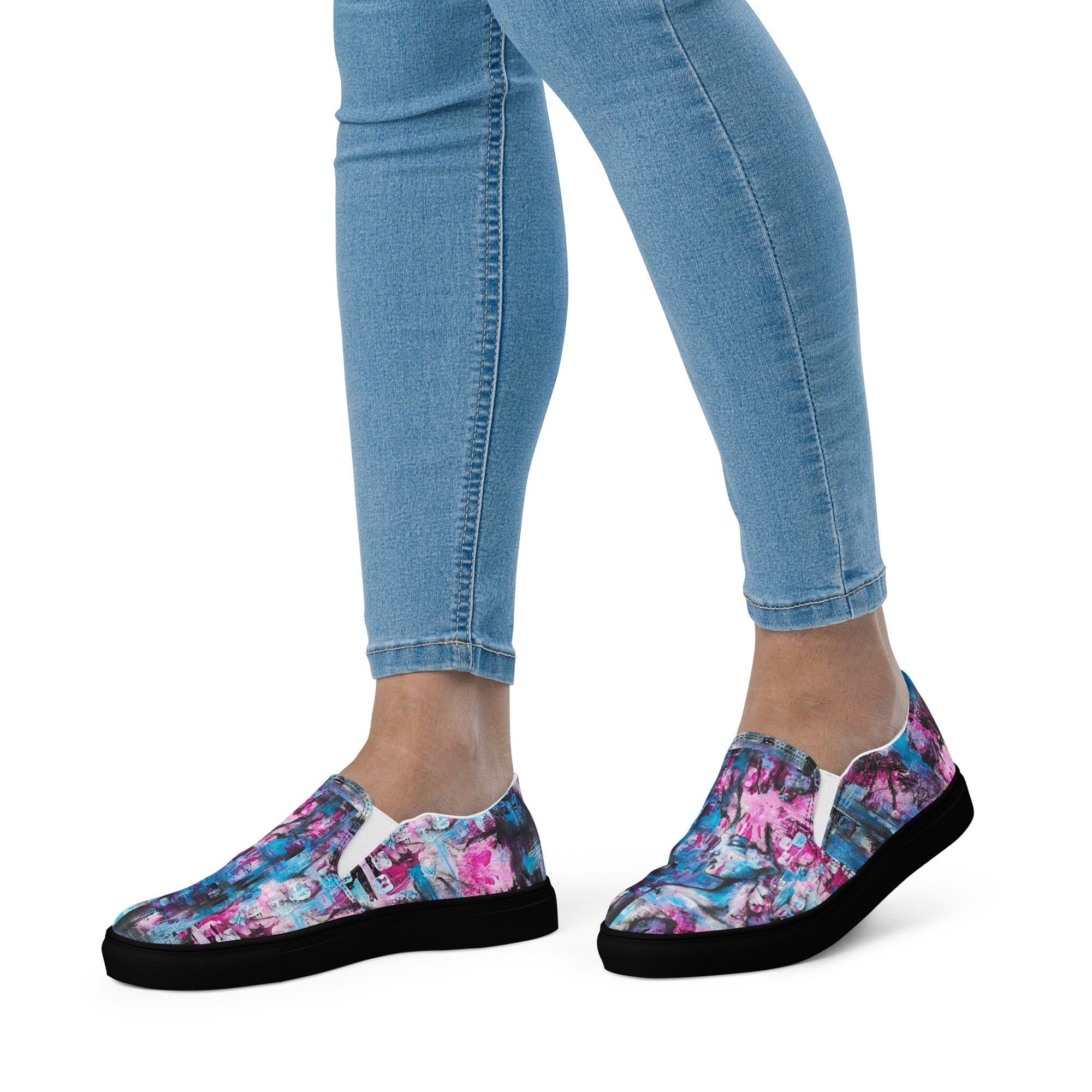 Womyn's Slip On- Pink Lady