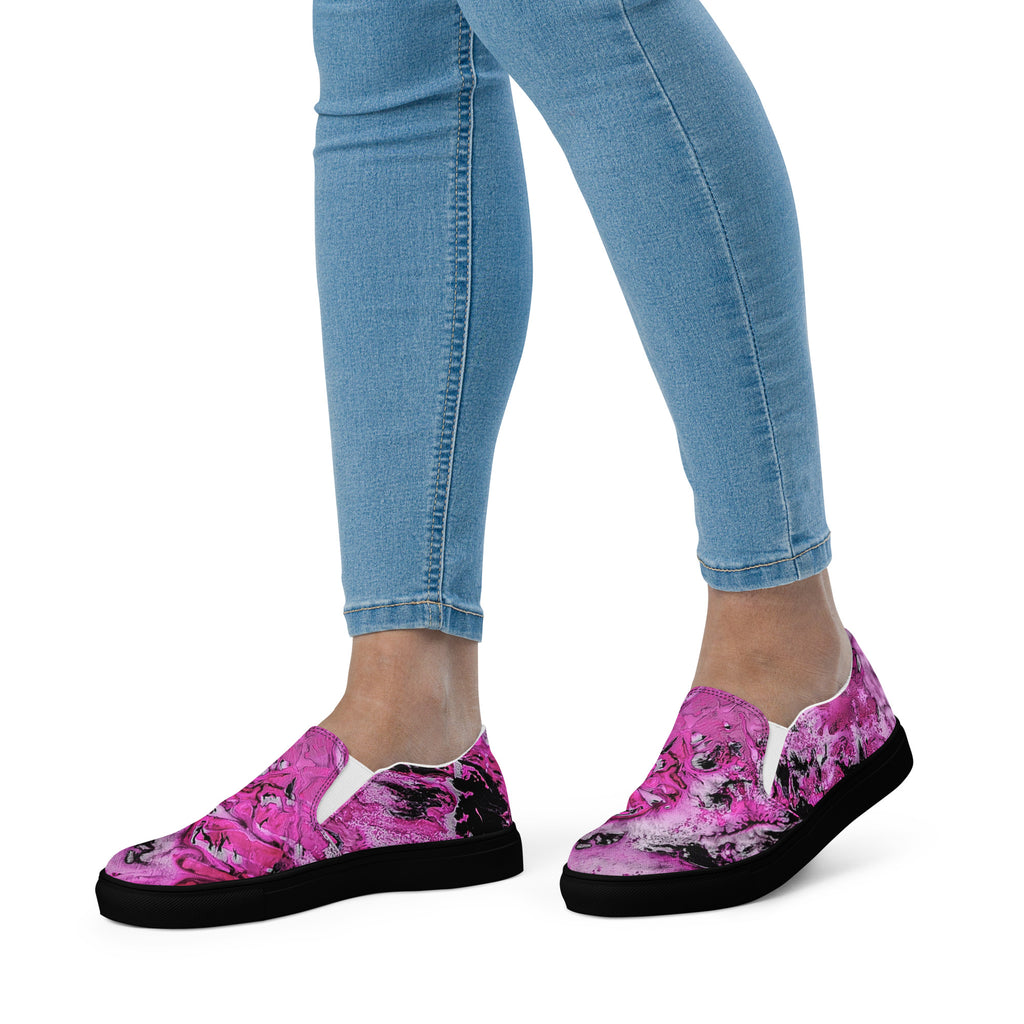 Womyn's Slip On- Pink Marble