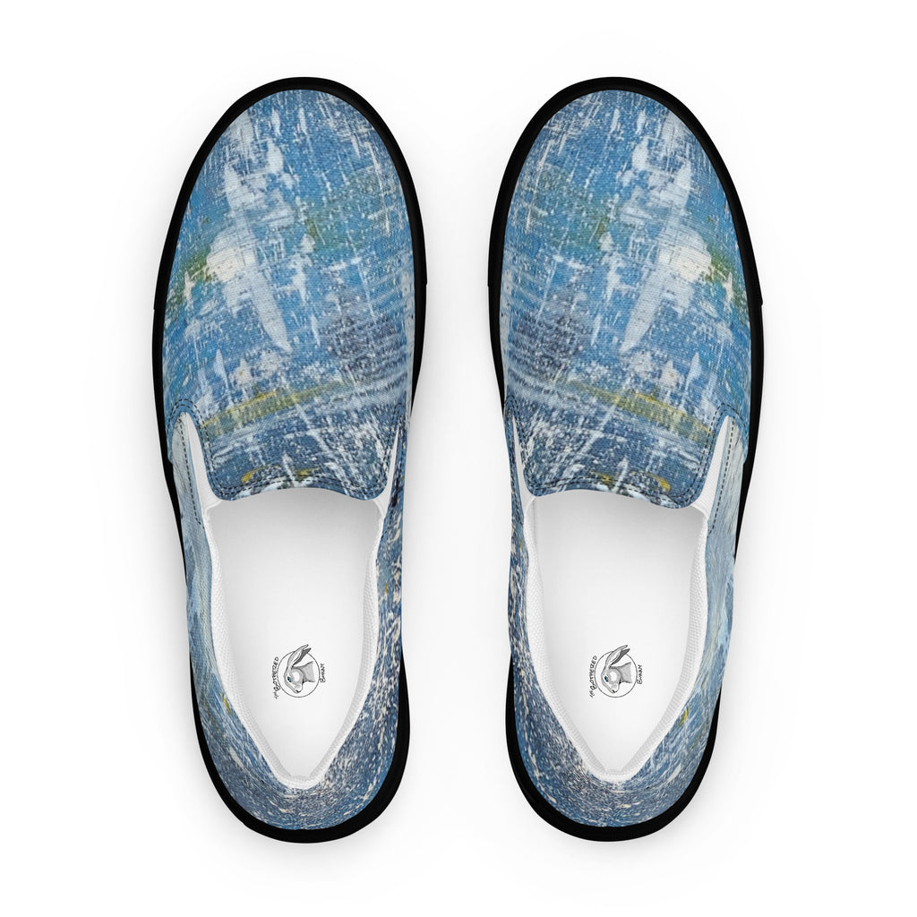 Womyn's Slip On- Denim Scrape