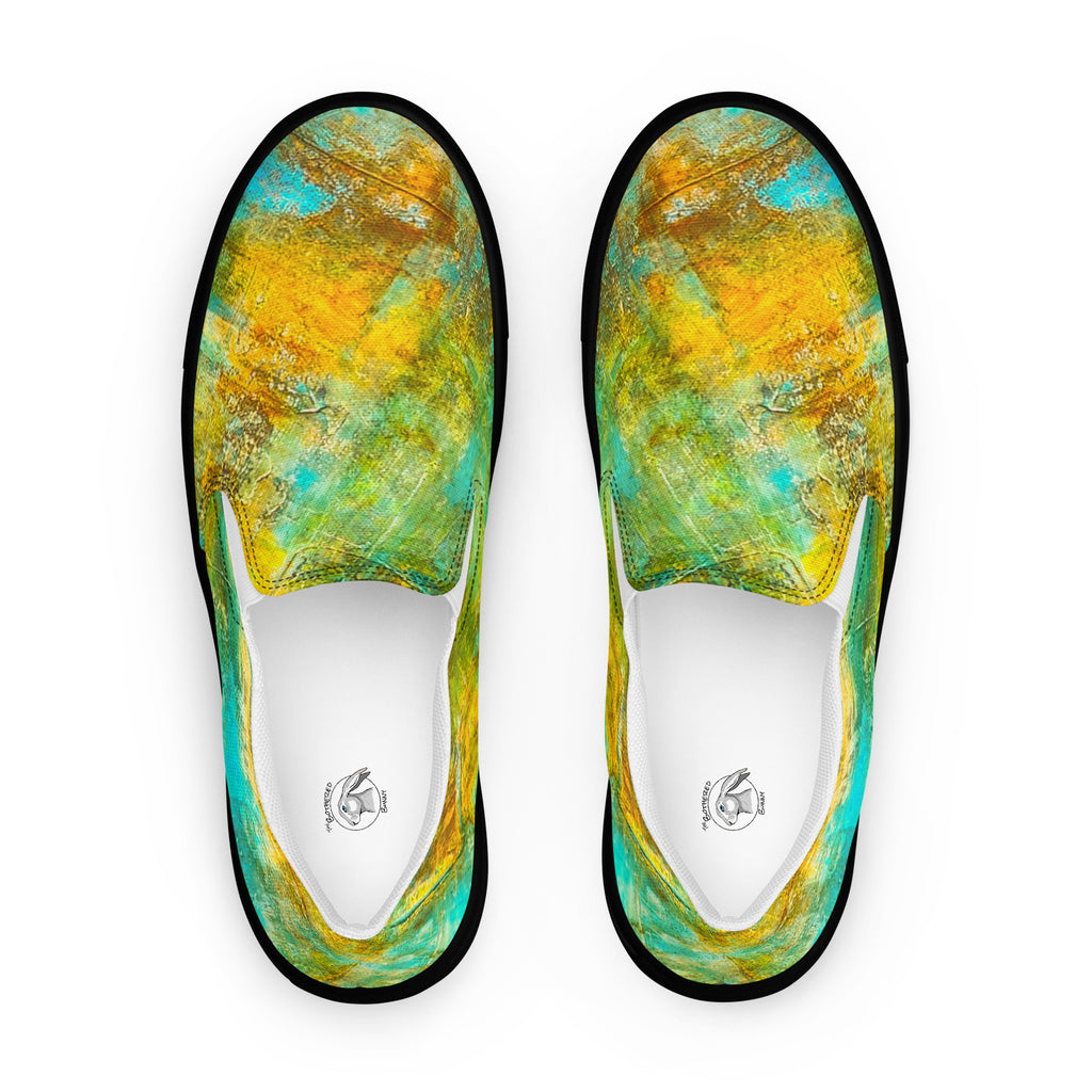 Womyn's Slip On- Bright Earth Flow