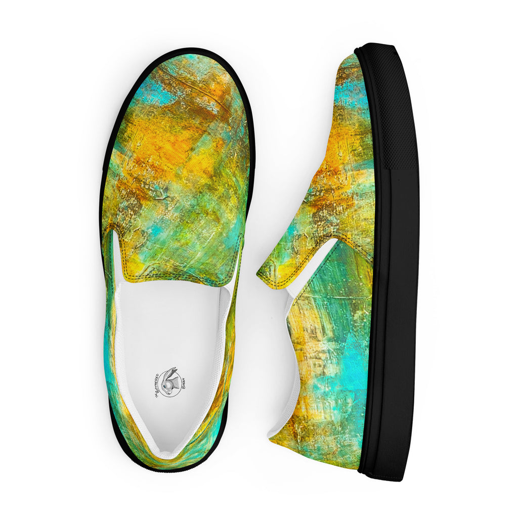 Womyn's Slip On- Bright Earth Flow