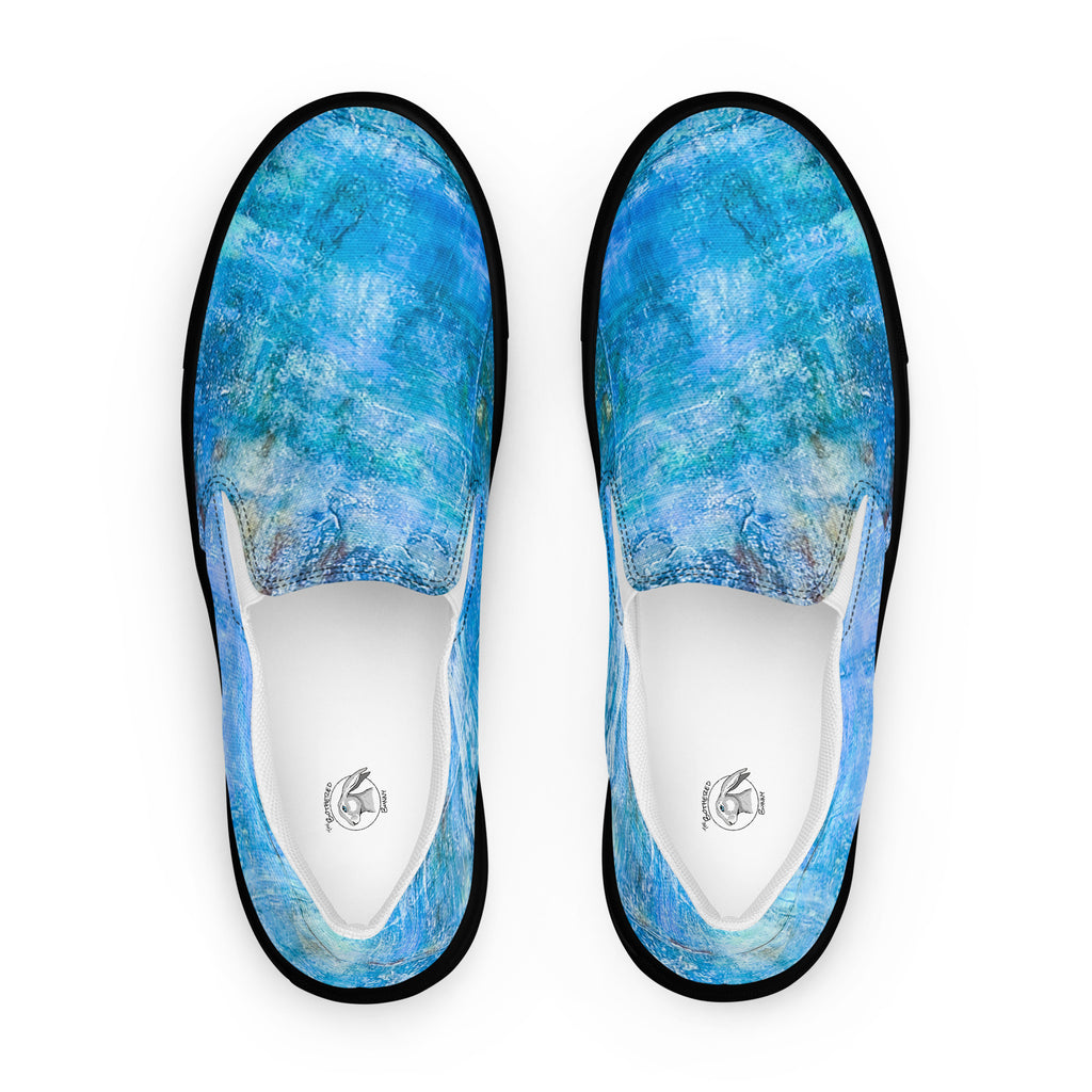 Womyn's Slip On- Bright Earth Blue