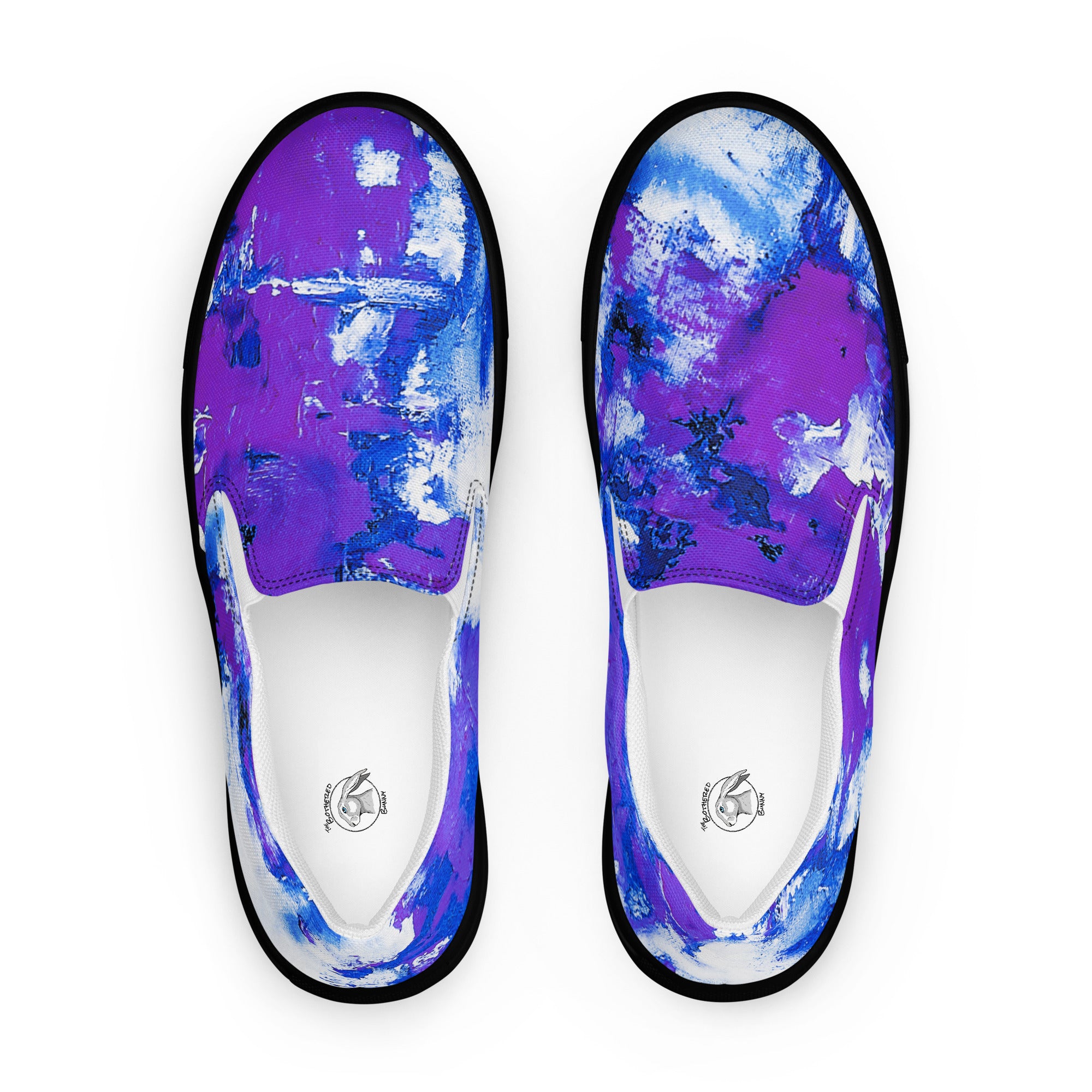 Womyn's Slip On- Mismatch Purple