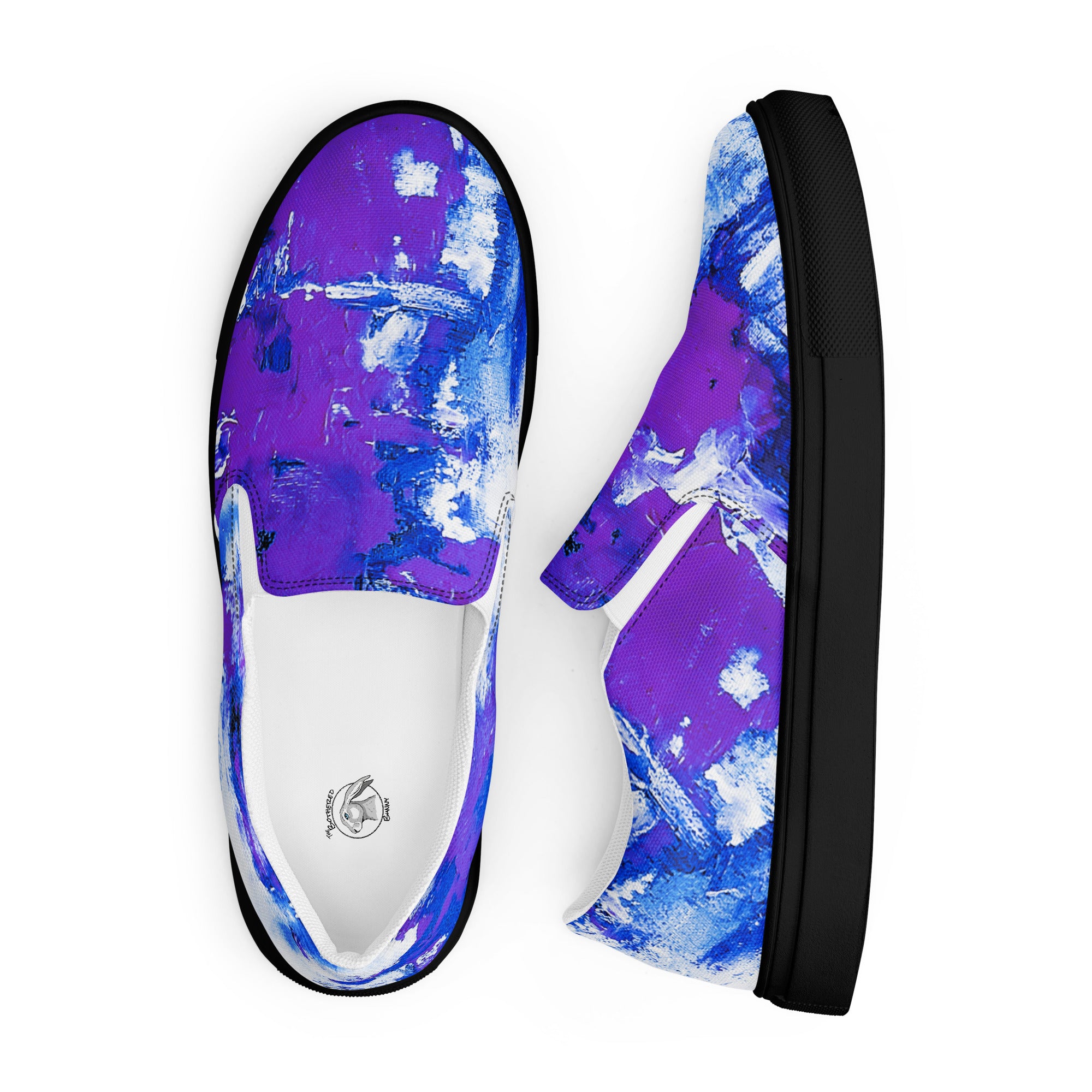 Womyn's Slip On- Mismatch Purple
