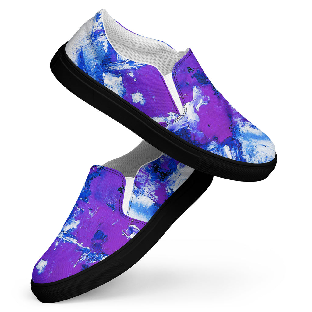 Womyn's Slip On- Mismatch Purple