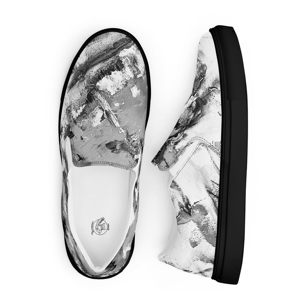 Womyn's Slip On- Mismatch Grey