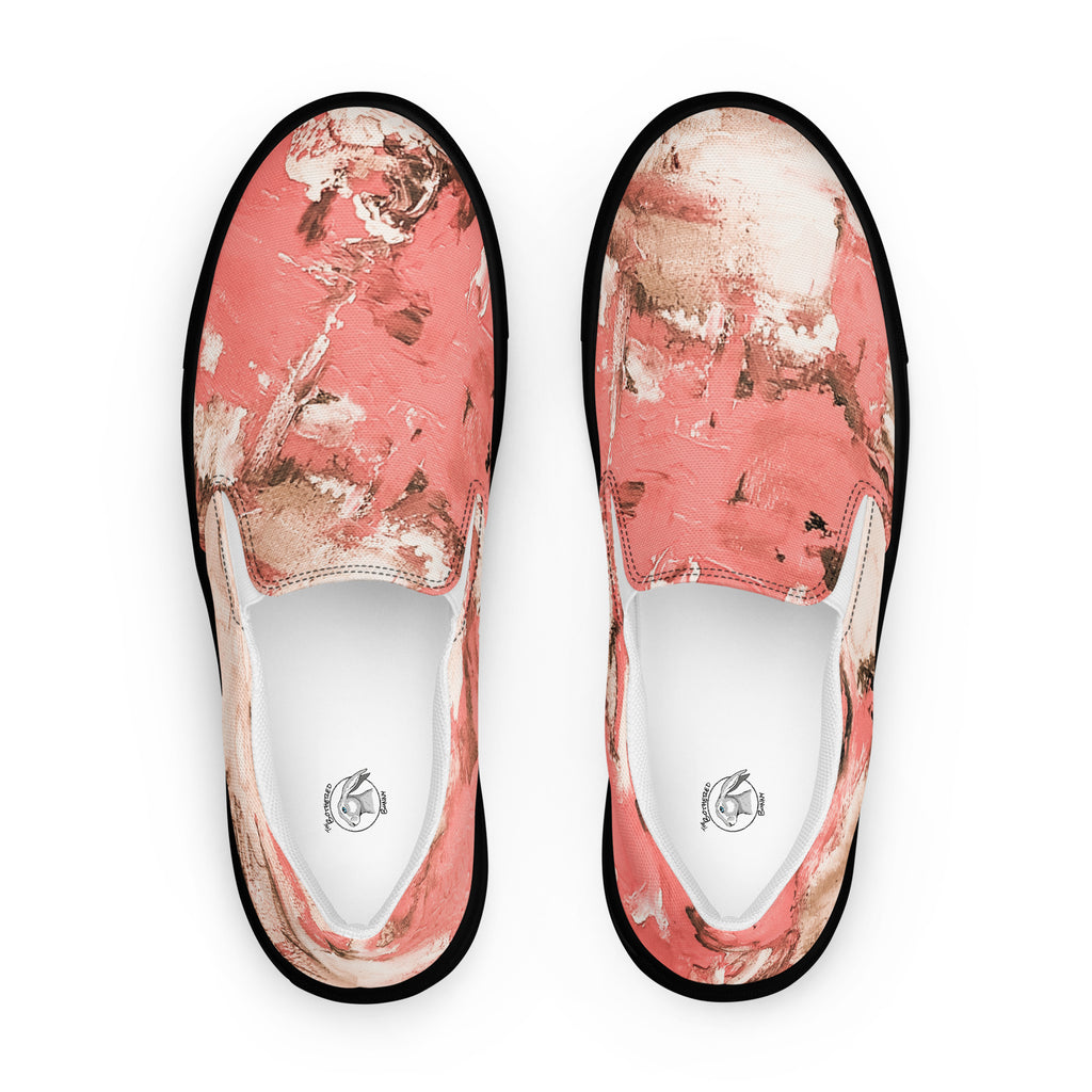 Womyn's Slip On- Mismatch Peach