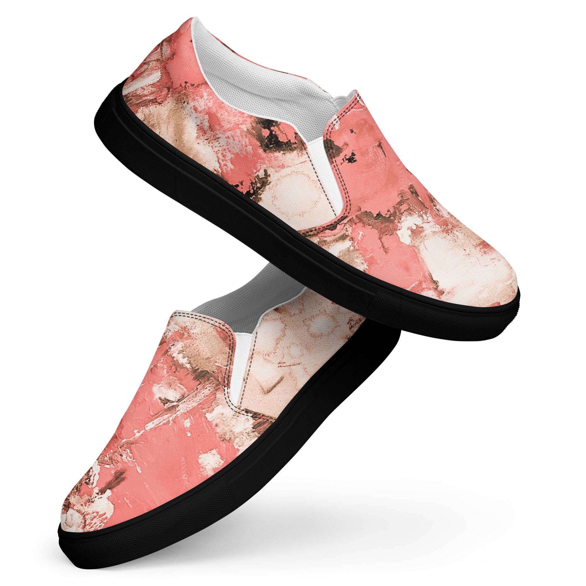 Womyn's Slip On- Mismatch Peach