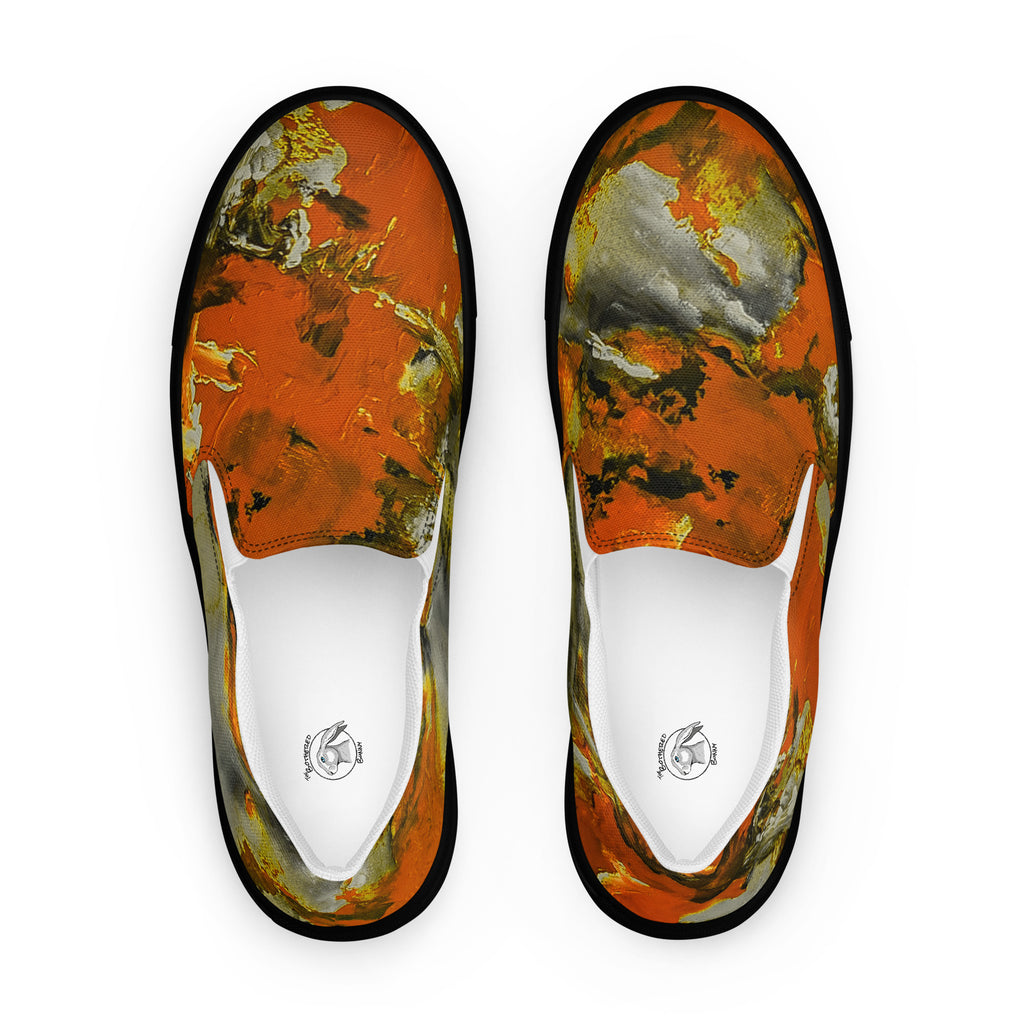 Womyn's Slip On- Mismatch Orange