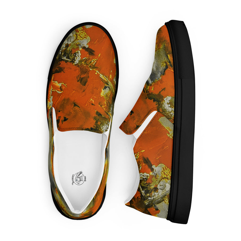 Womyn's Slip On- Mismatch Orange