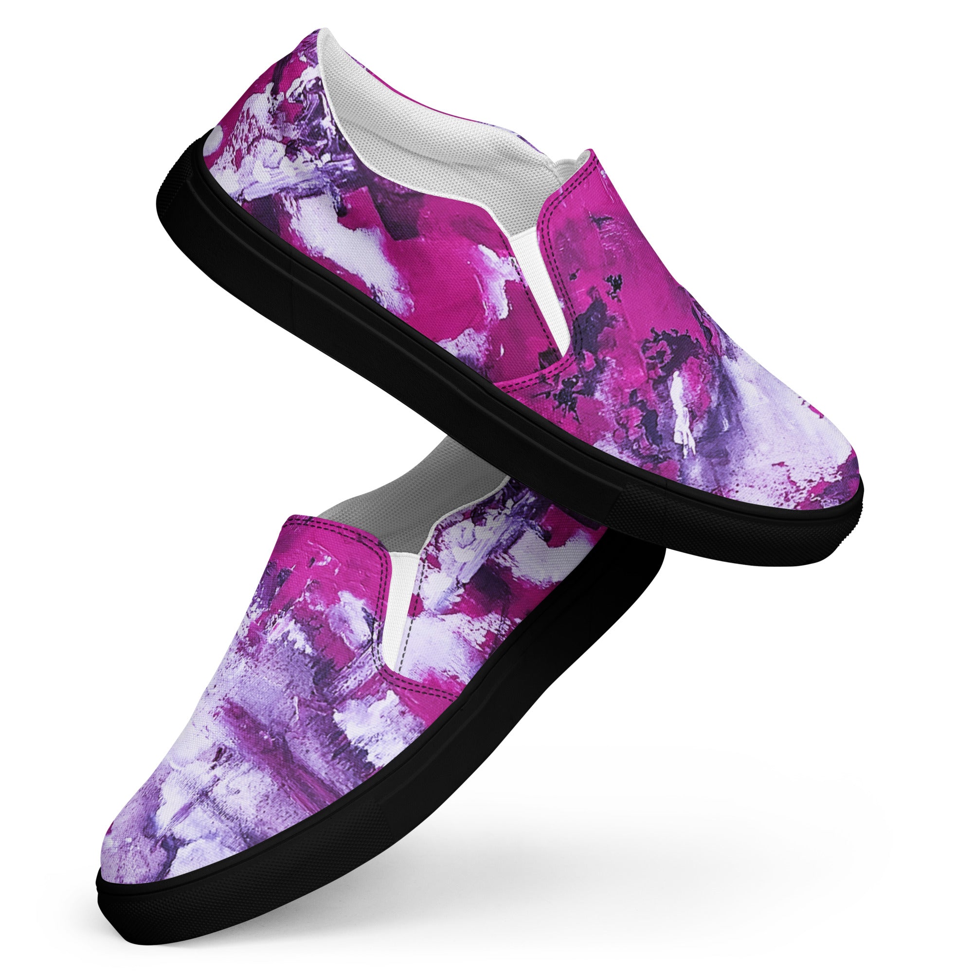 Womyn's Slip On- Mismatch Pink