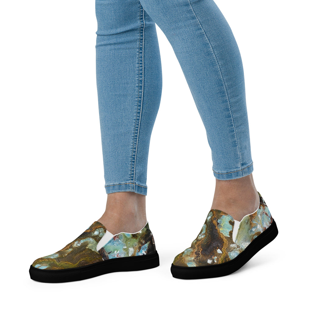 Womyn's Slip On- Microscope