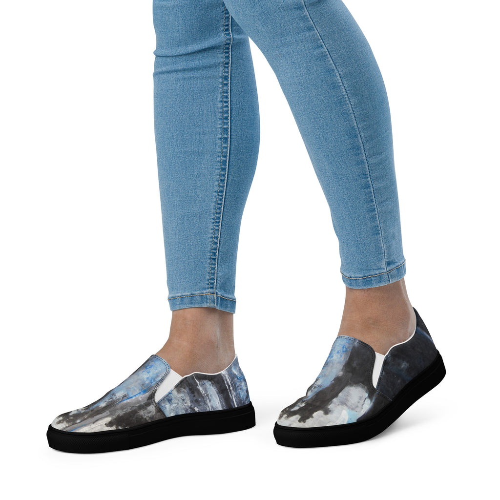 Womyn's Slip On- Start with Blue