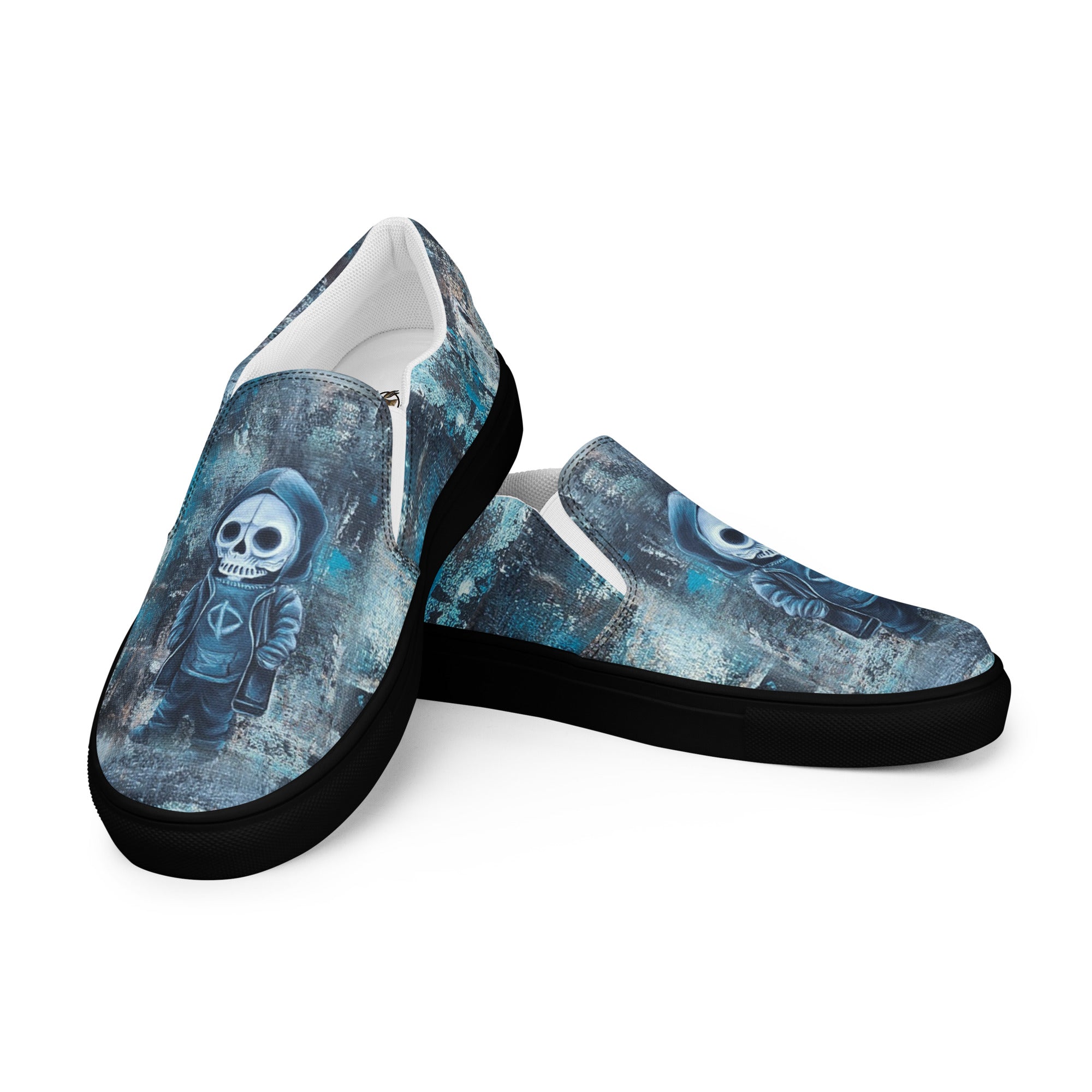 Womyn's Slip On- Skull Boy