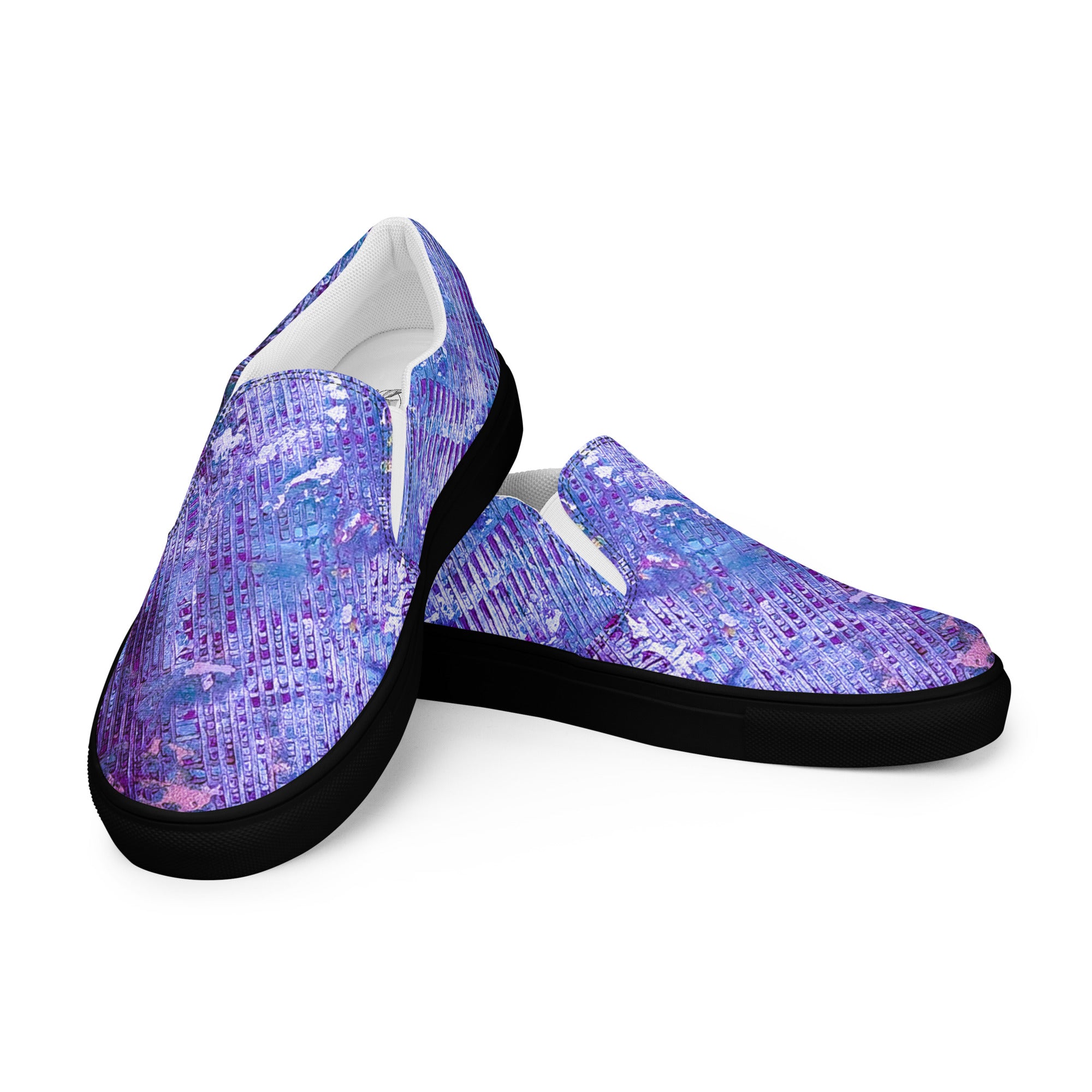 Womyn's Slip On- Weave Purple