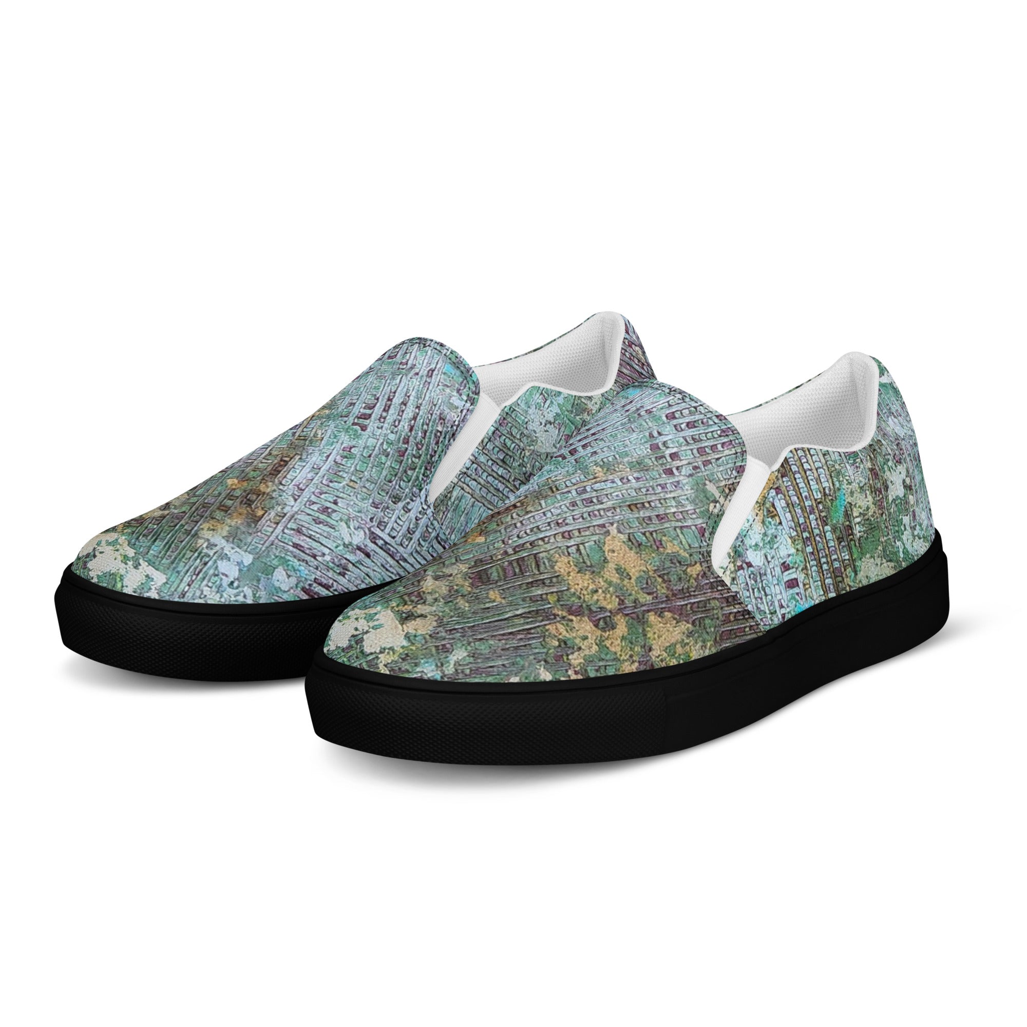 Womyn's Slip On- Weave Green