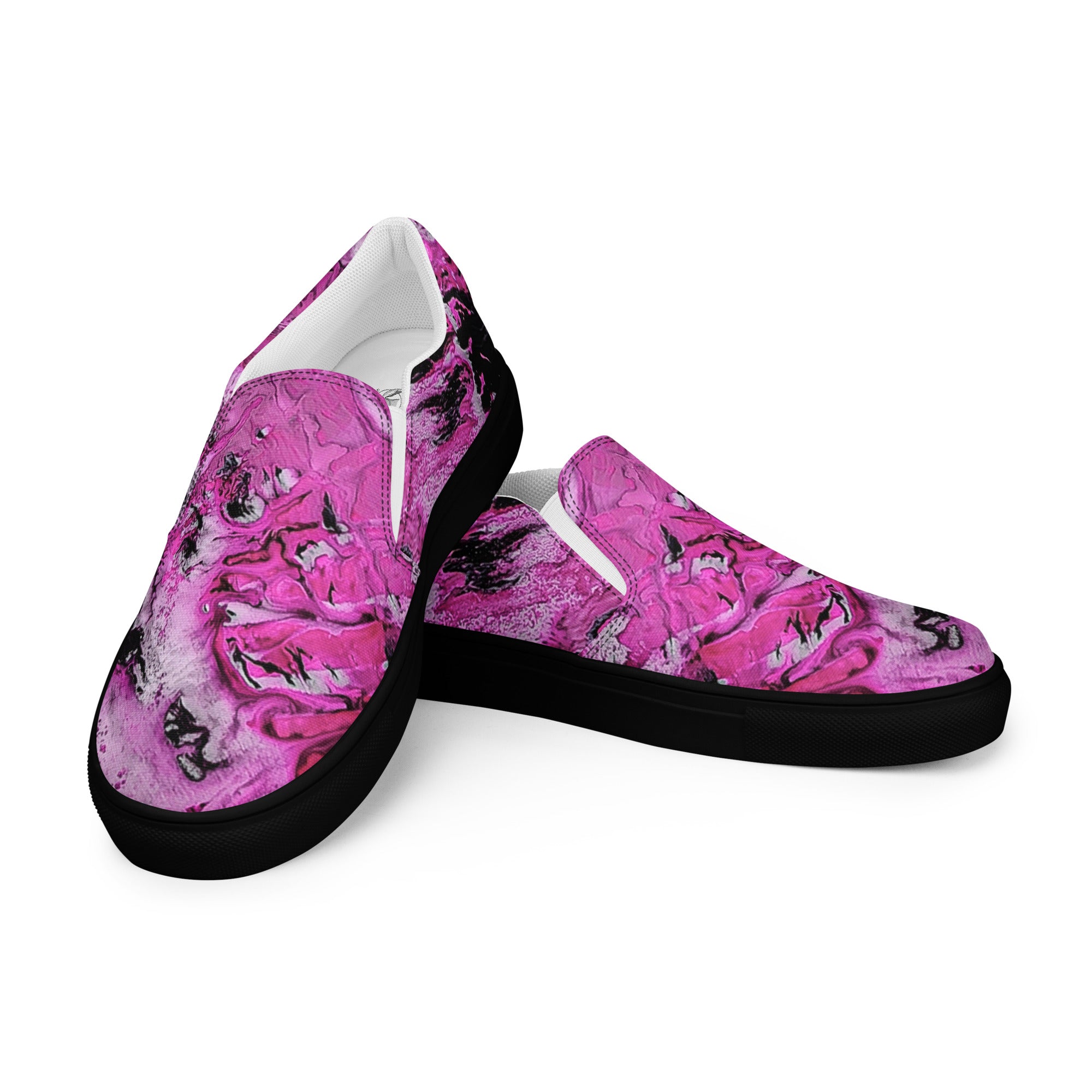 Womyn's Slip On- Pink Marble