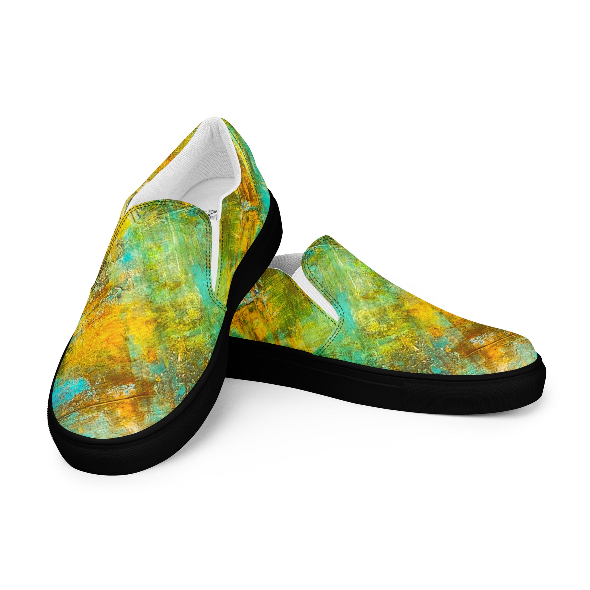 Womyn's Slip On- Bright Earth Flow