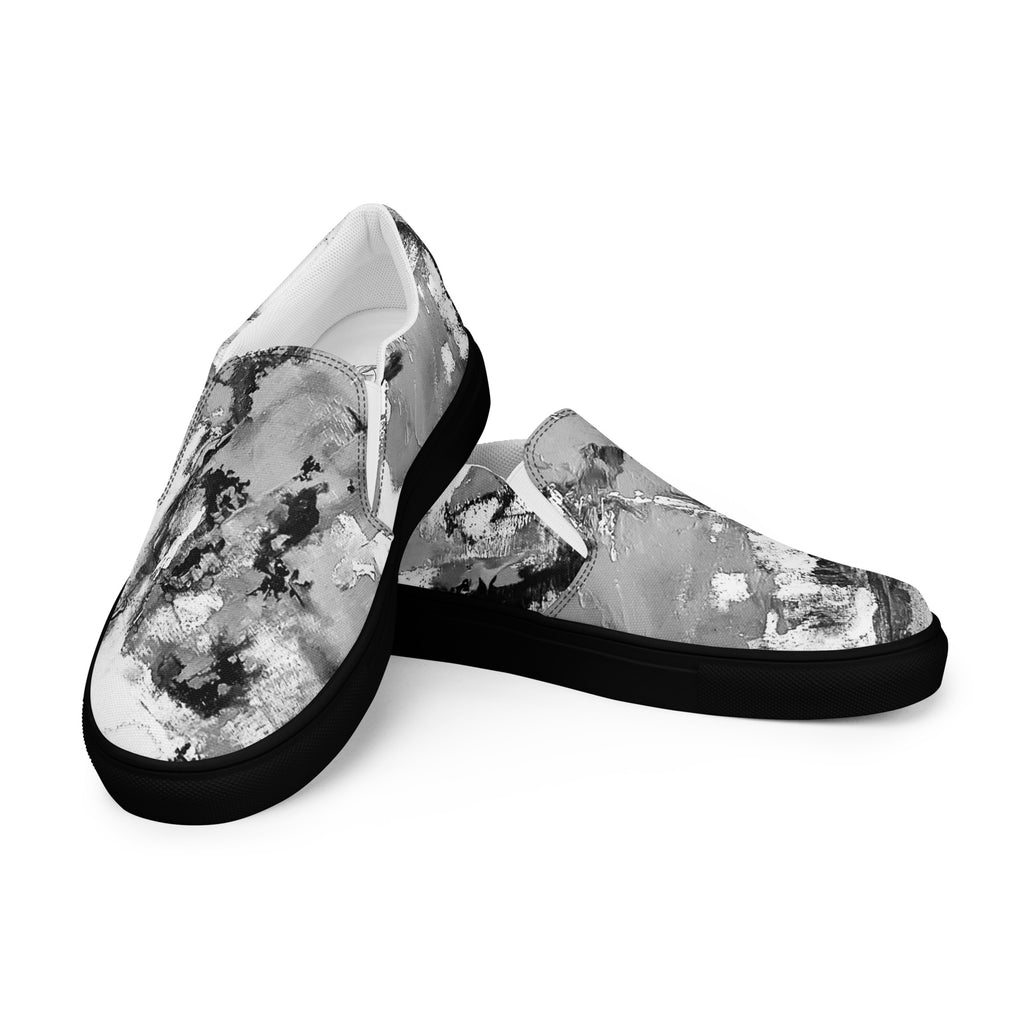 Womyn's Slip On- Mismatch Grey