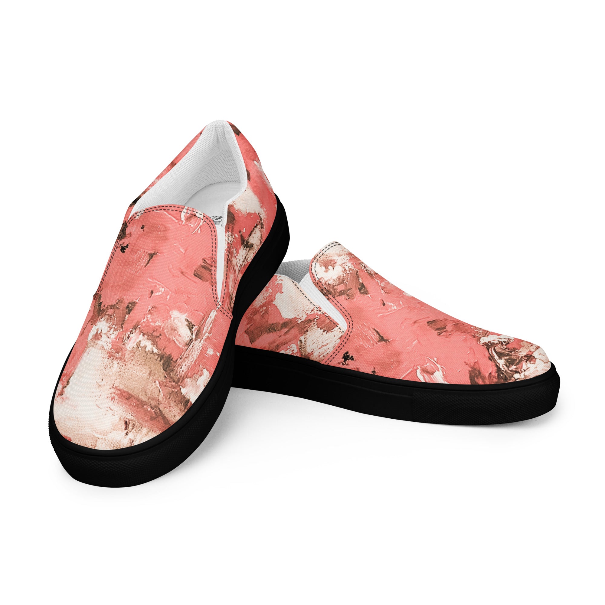 Womyn's Slip On- Mismatch Peach