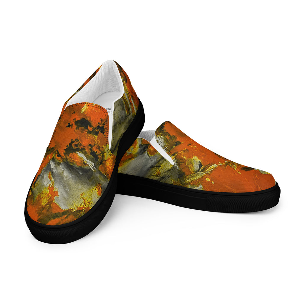 Womyn's Slip On- Mismatch Orange