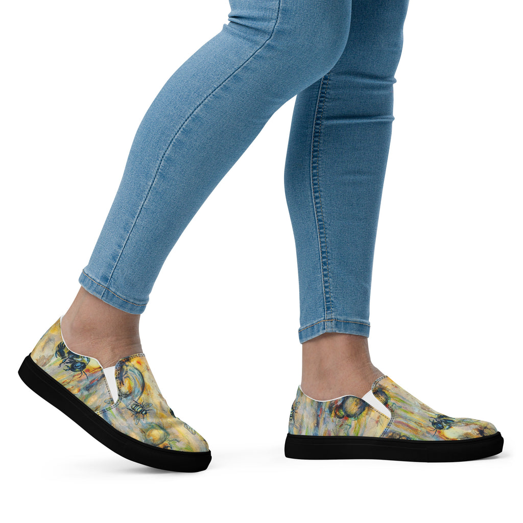 Womyn's Slip On- Camp Bee