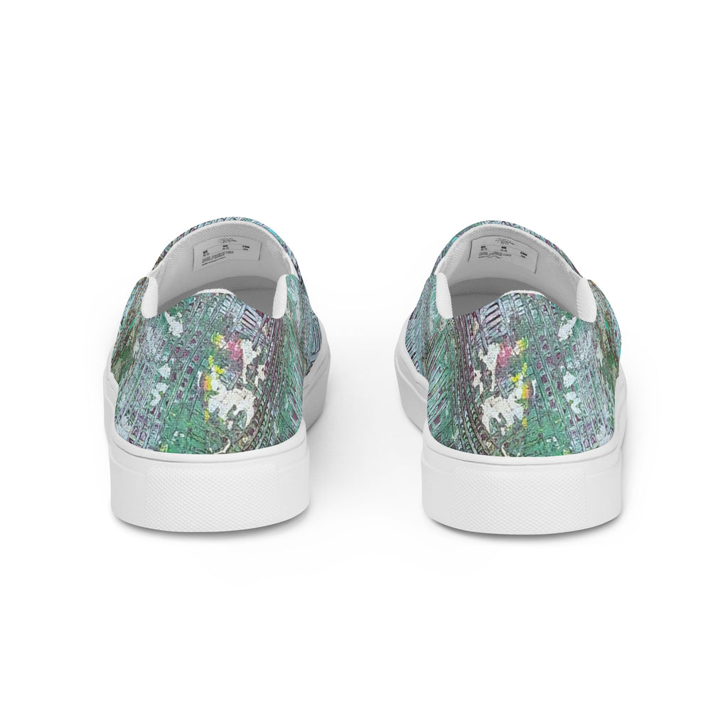 Womyn's Slip On- Weave Green