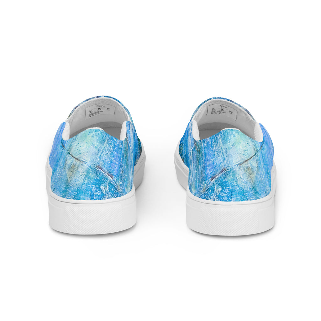 Womyn's Slip On- Bright Earth Blue